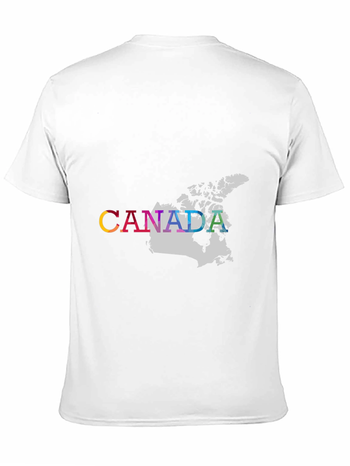 Canada Map Pride T-Shirt - Black Graphic Tee