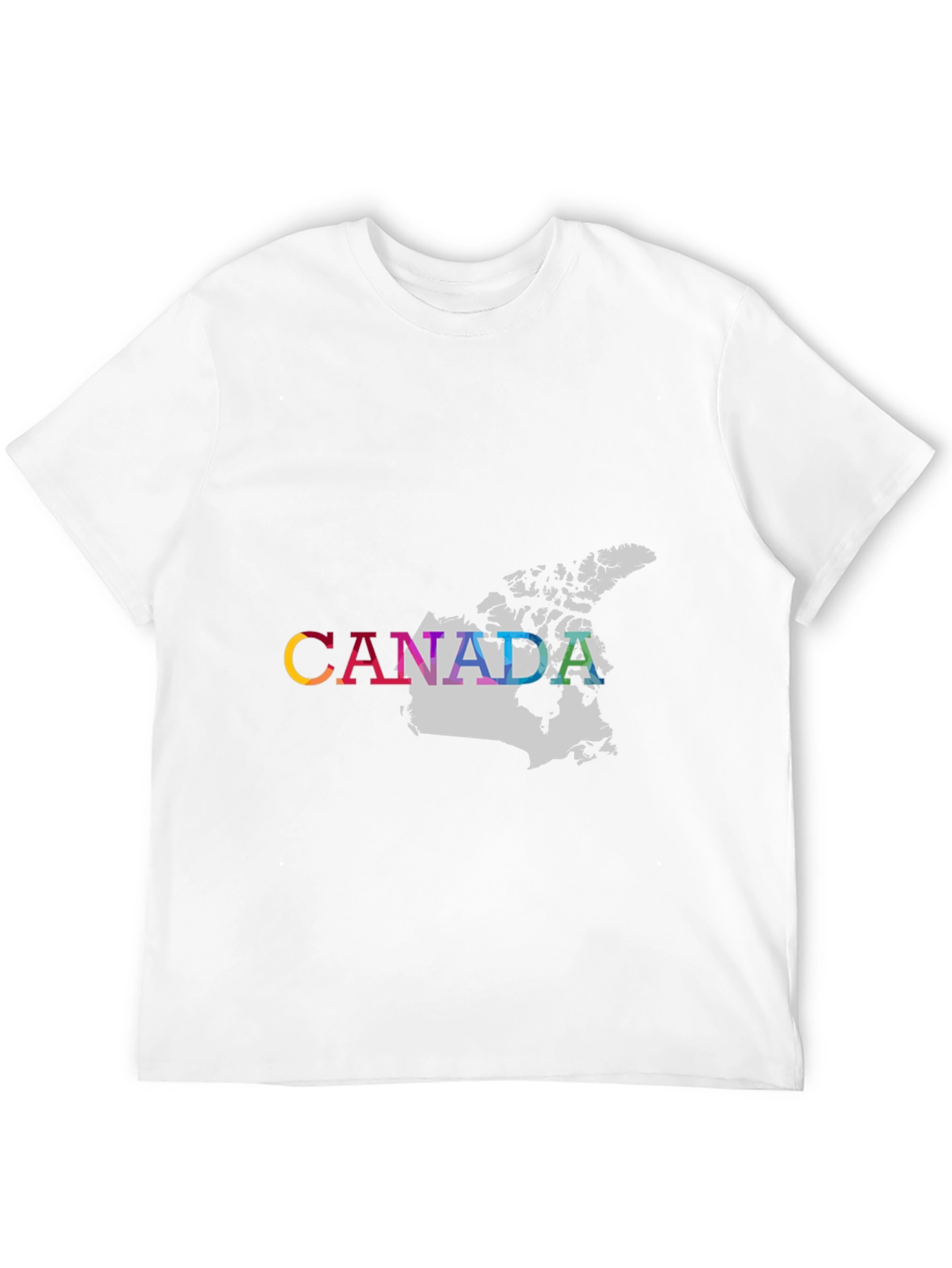 Canada Map Pride T-Shirt - Black Graphic Tee