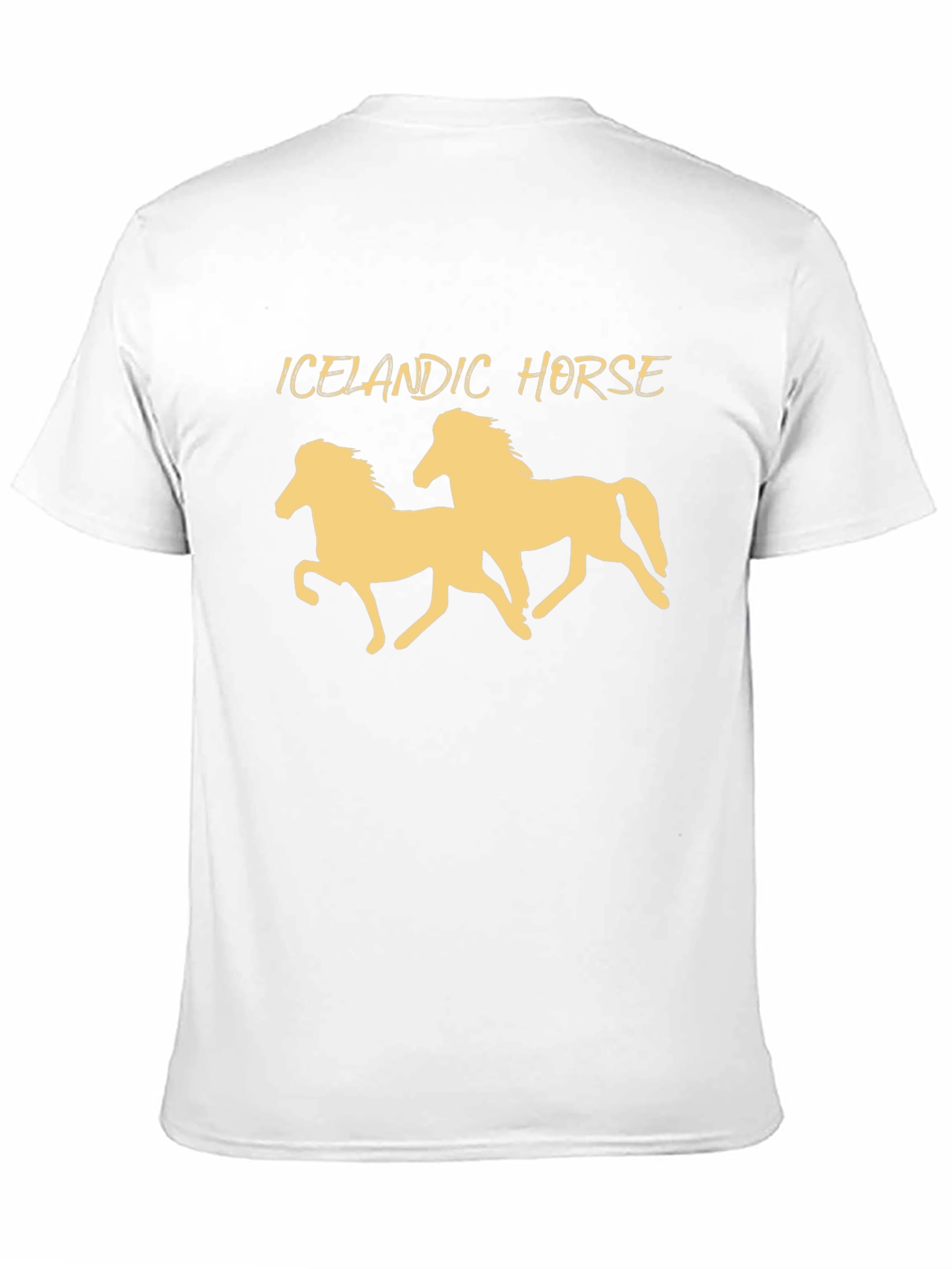 Icelandic Horse Graphic Tee - Unisex Black T-Shirt
