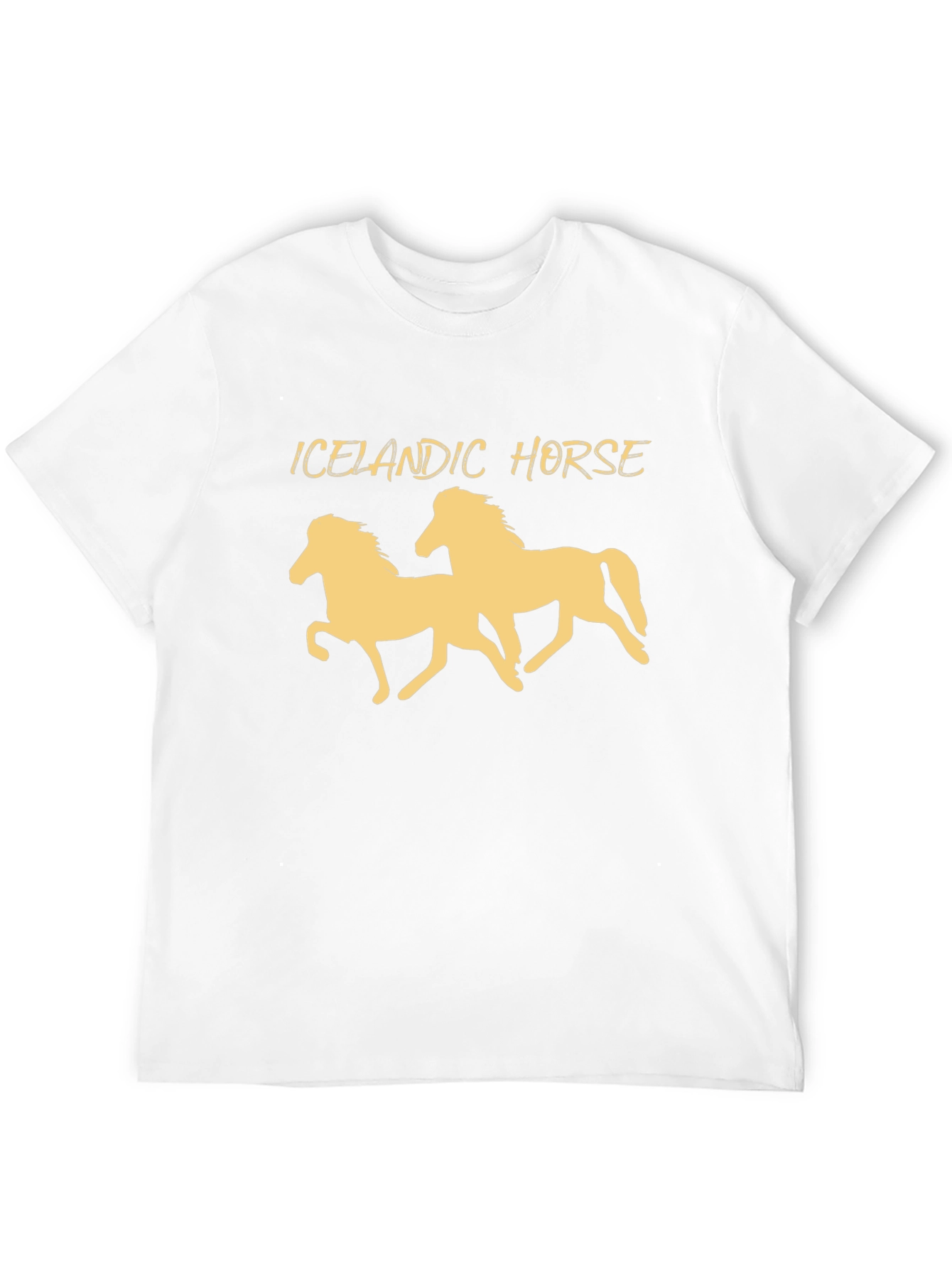 Icelandic Horse Graphic Tee - Unisex Black T-Shirt