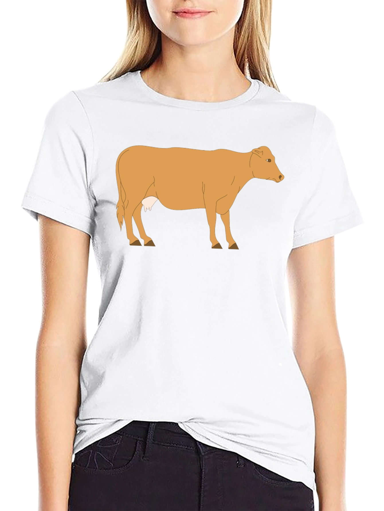 Cow Graphic T-Shirt - Unisex Casual Tee