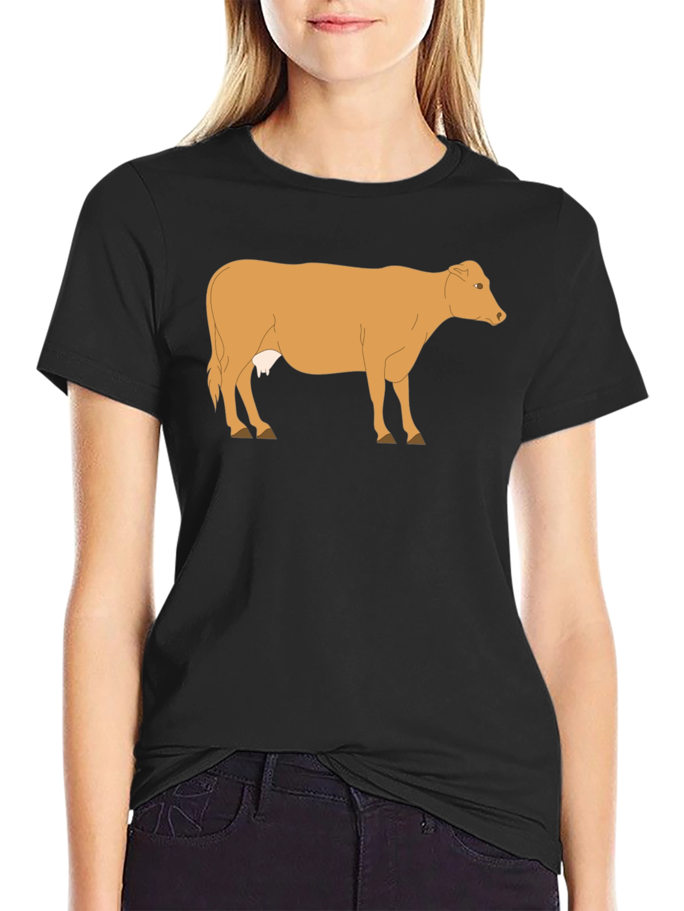 Cow Graphic T-Shirt - Unisex Casual Tee