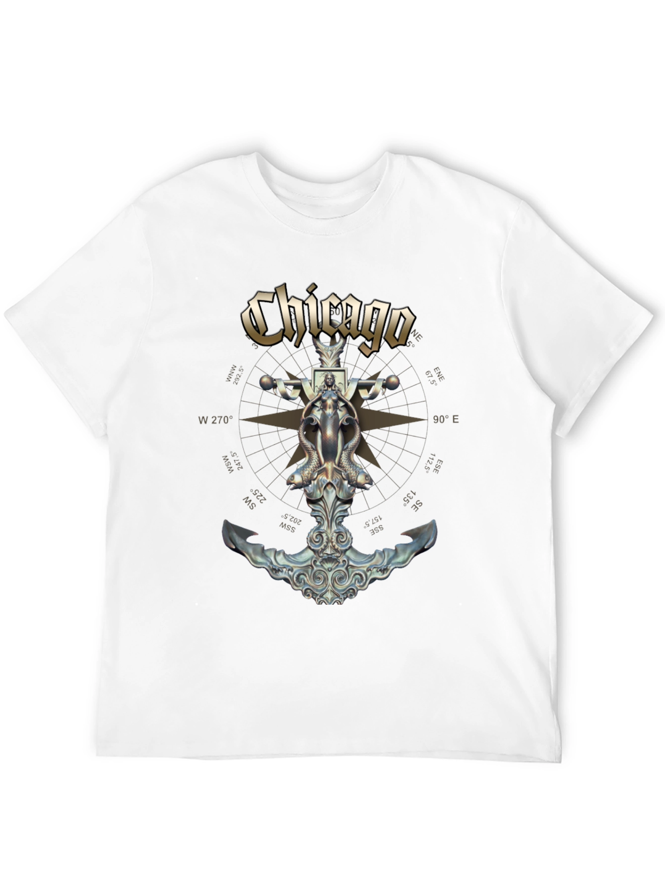 Chicago Band Anchor Graphic Black T-Shirt