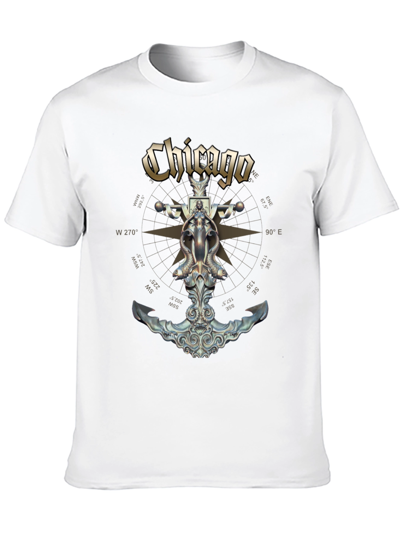 Chicago Band Anchor Graphic Black T-Shirt