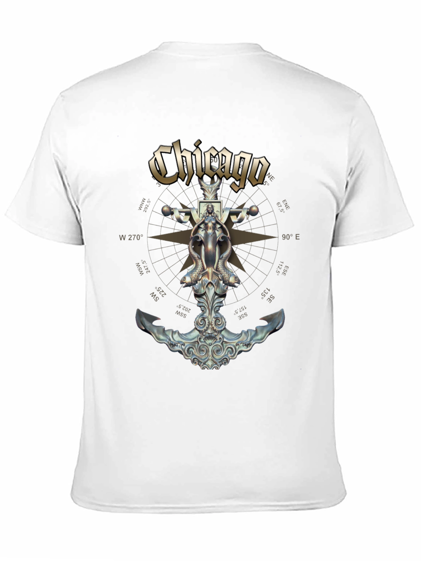 Chicago Band Anchor Graphic Black T-Shirt