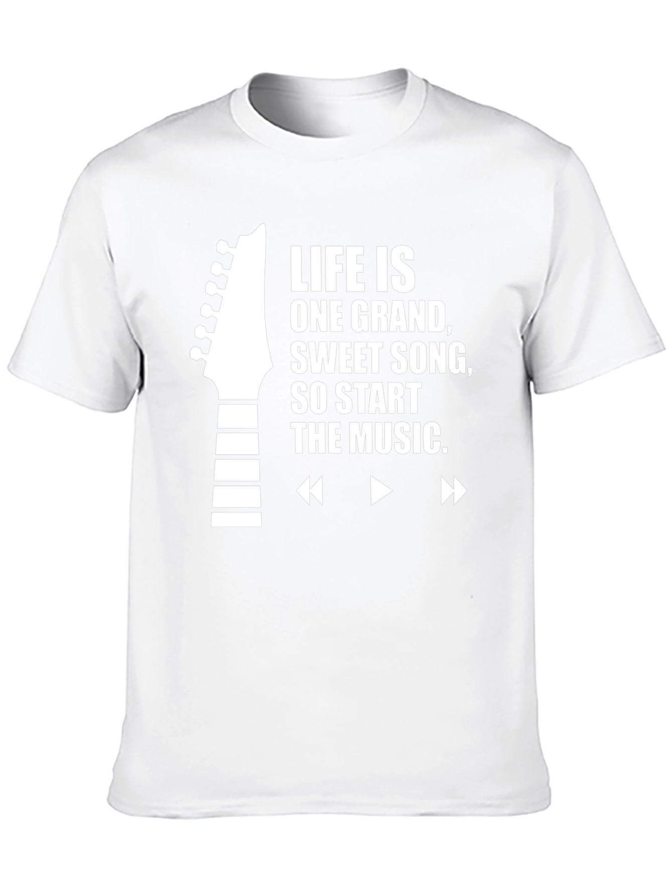 Life is One Grand Sweet Song Black T-Shirt