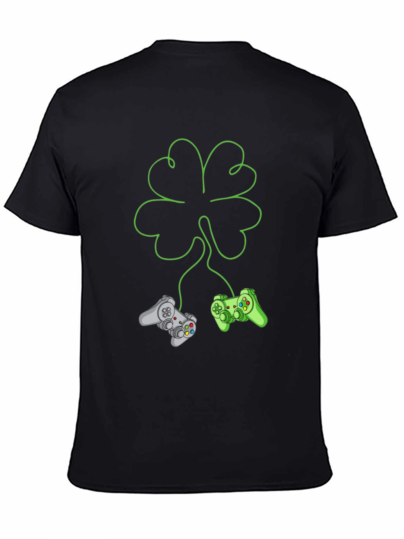 Gamers Shamrock T-Shirt: Lucky Gaming Tee