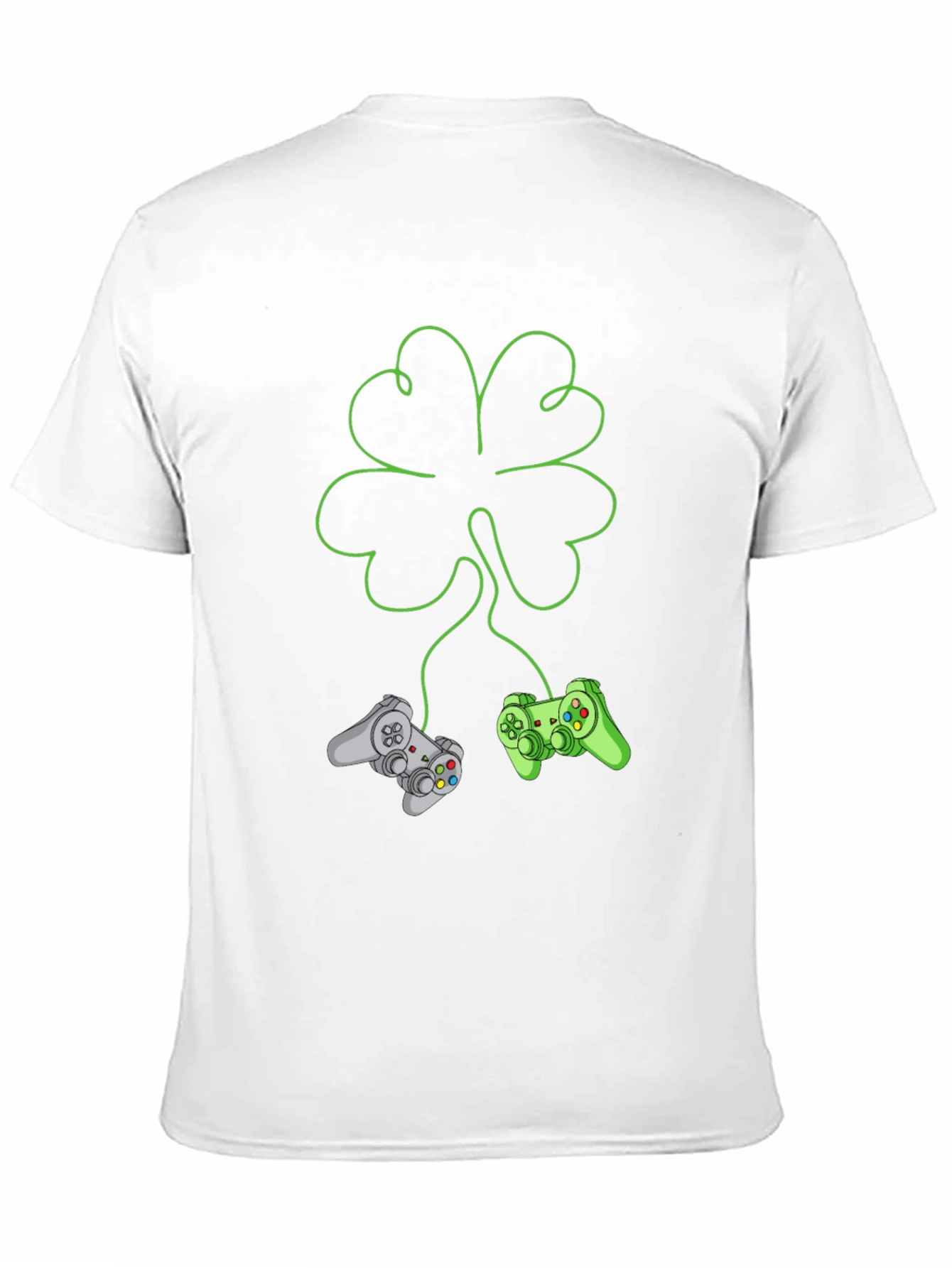 Gamers Shamrock T-Shirt: Lucky Gaming Tee