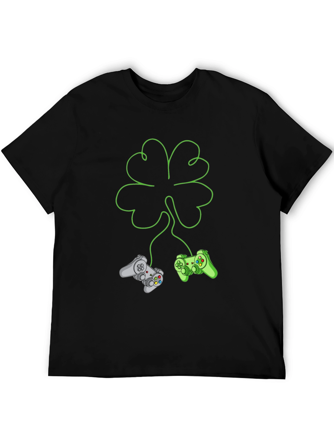 Gamers Shamrock T-Shirt: Lucky Gaming Tee
