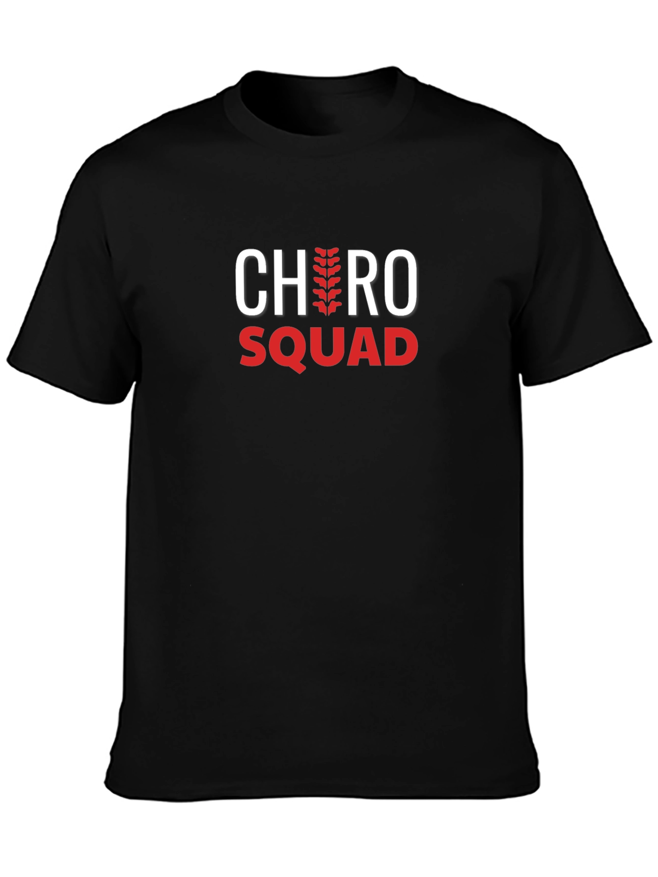 Chiro Squad Graphic Tee - Black Cotton T-Shirt