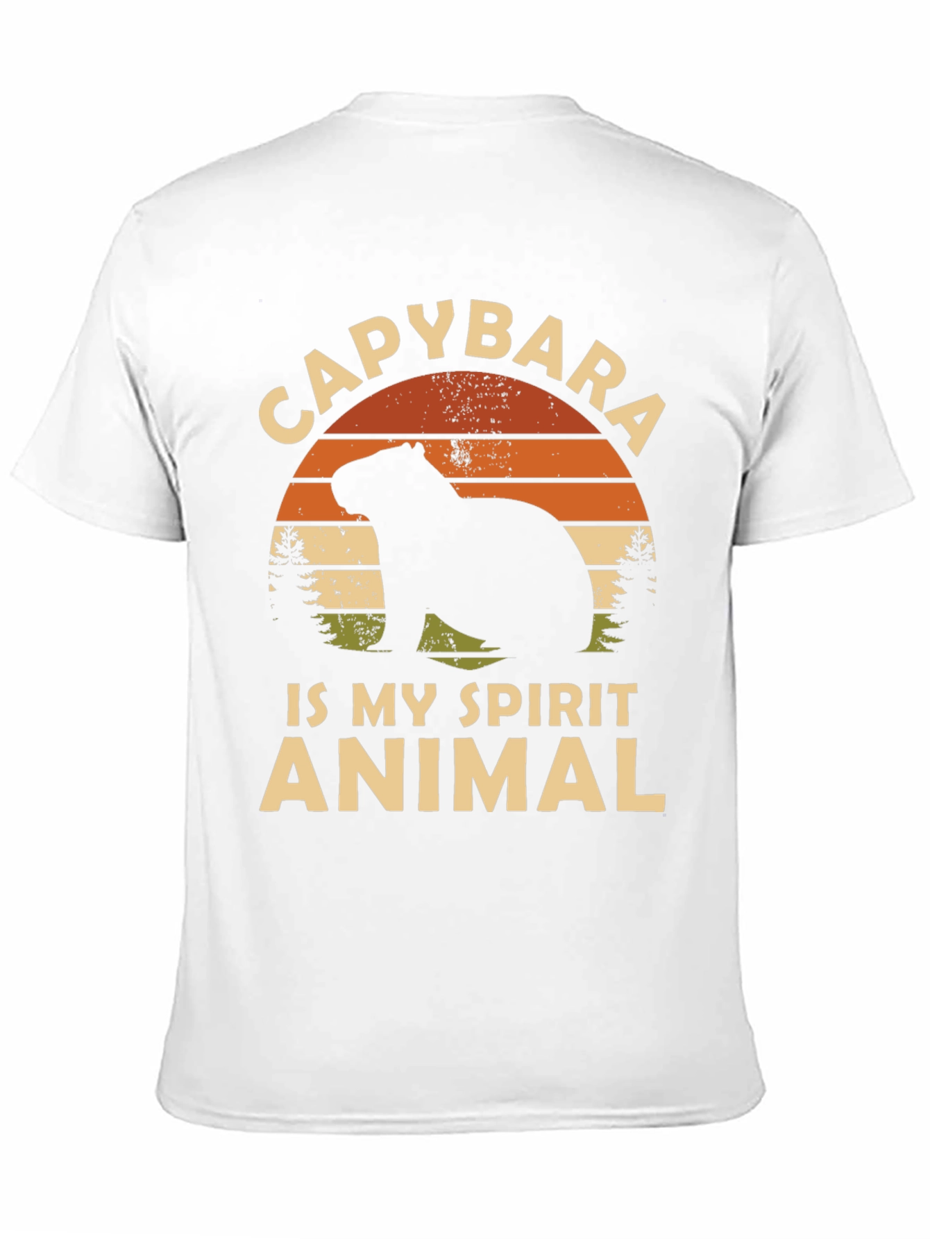 Capybara Spirit Animal Graphic Tee