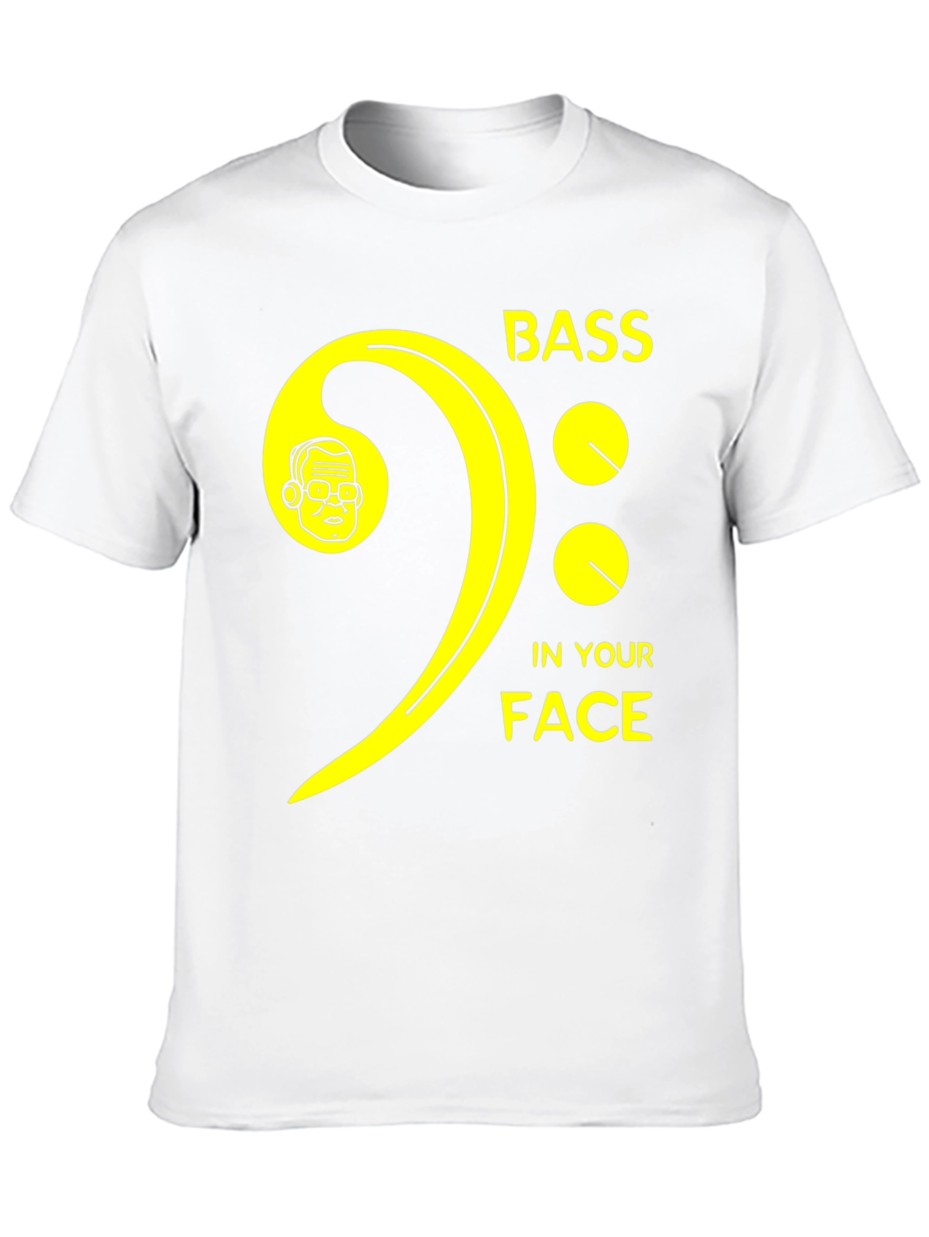 Bass In Your Face Graphic T-Shirt