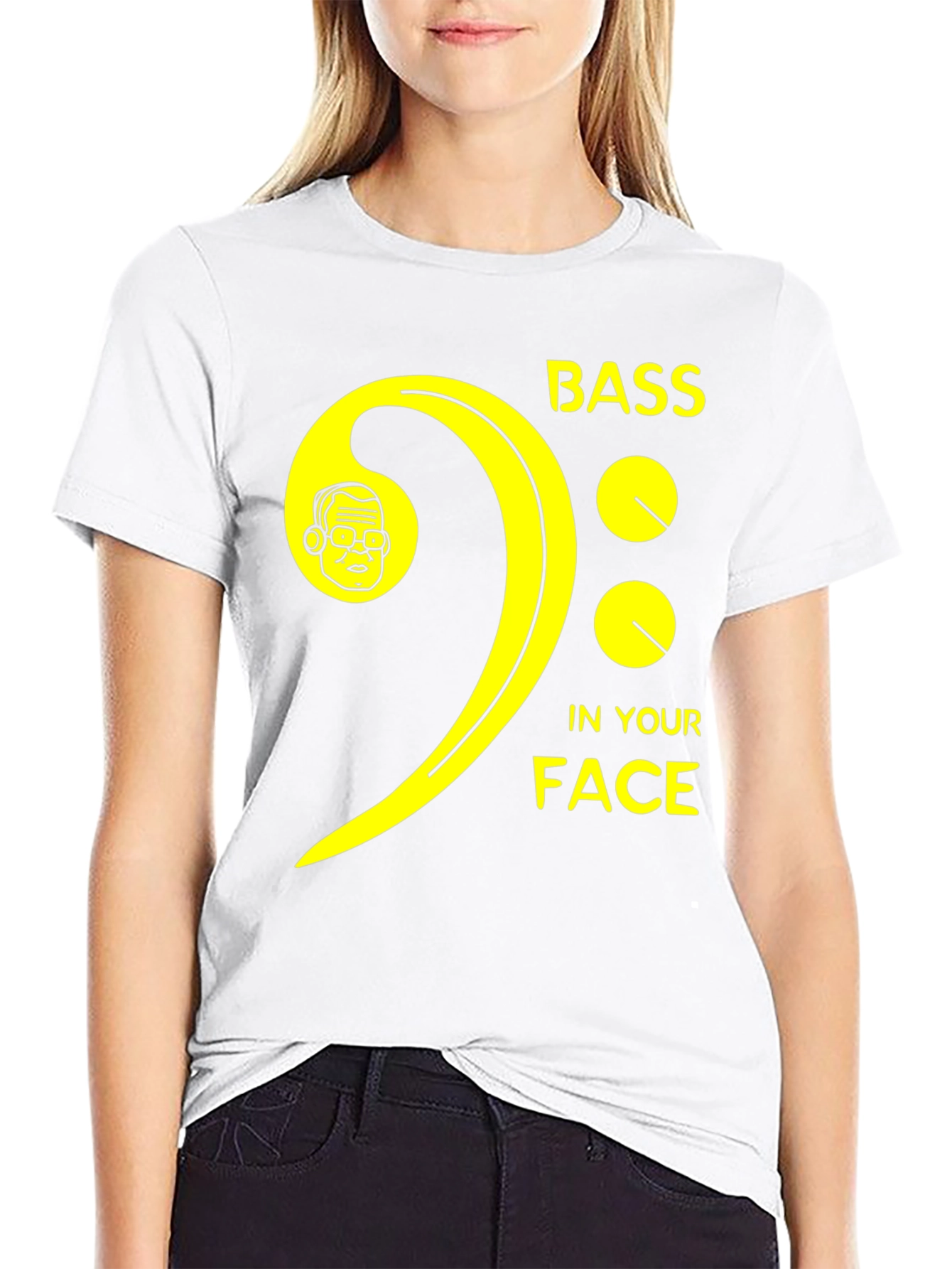 Bass In Your Face Graphic T-Shirt