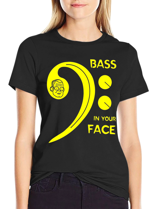 Bass In Your Face Graphic T-Shirt