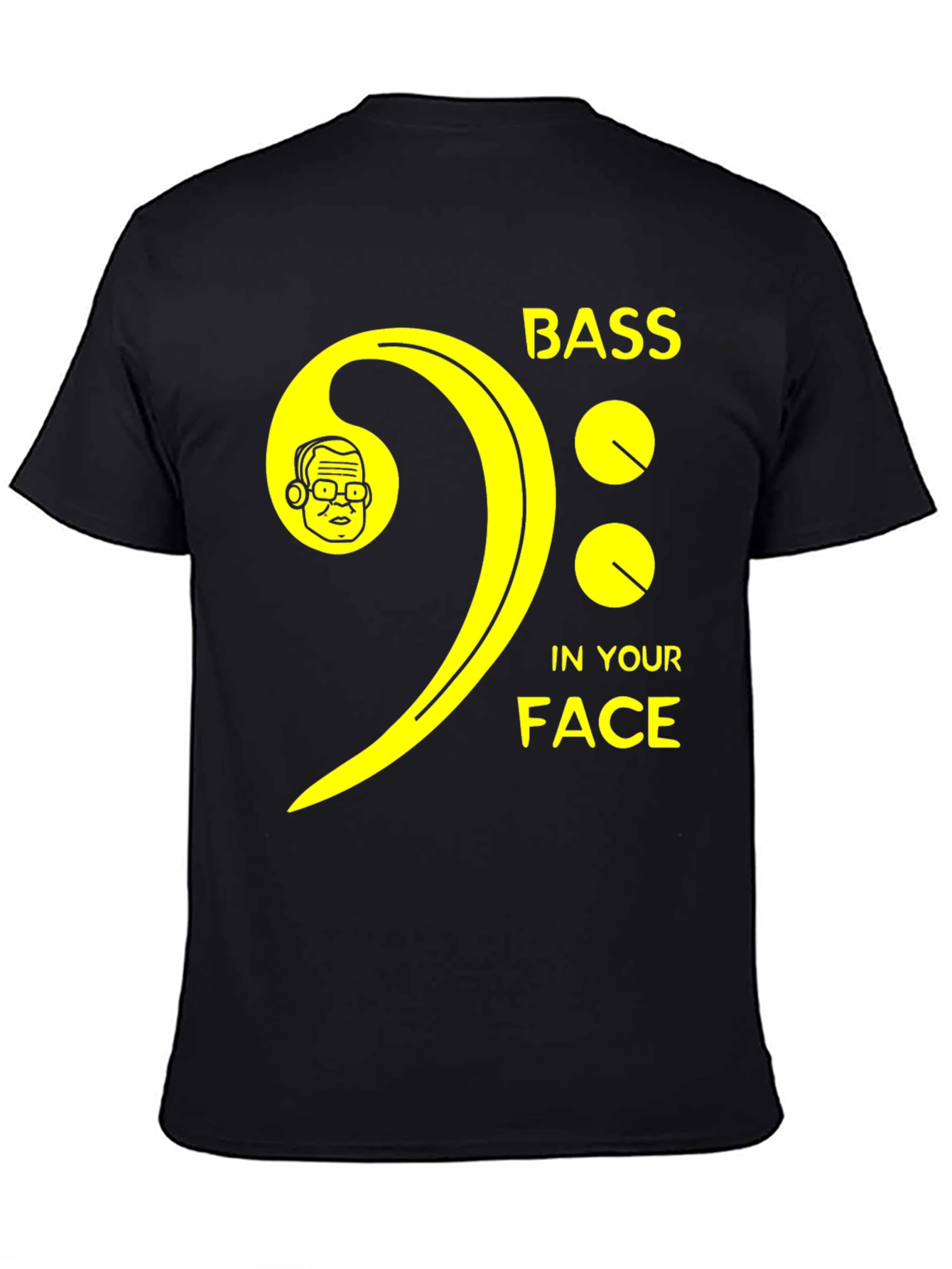 Bass In Your Face Graphic T-Shirt