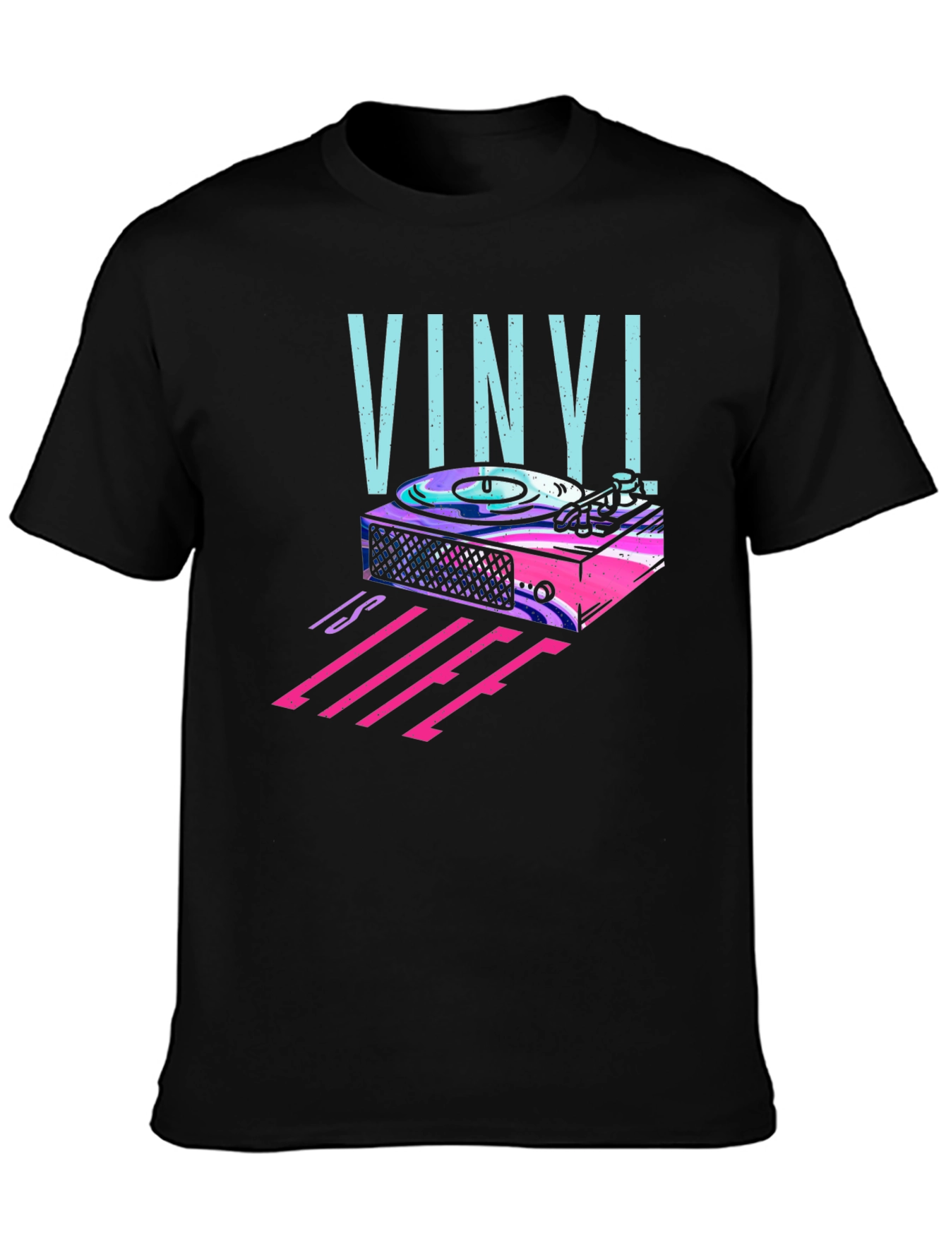Vinyl Life T-Shirt - Music Lover Tee