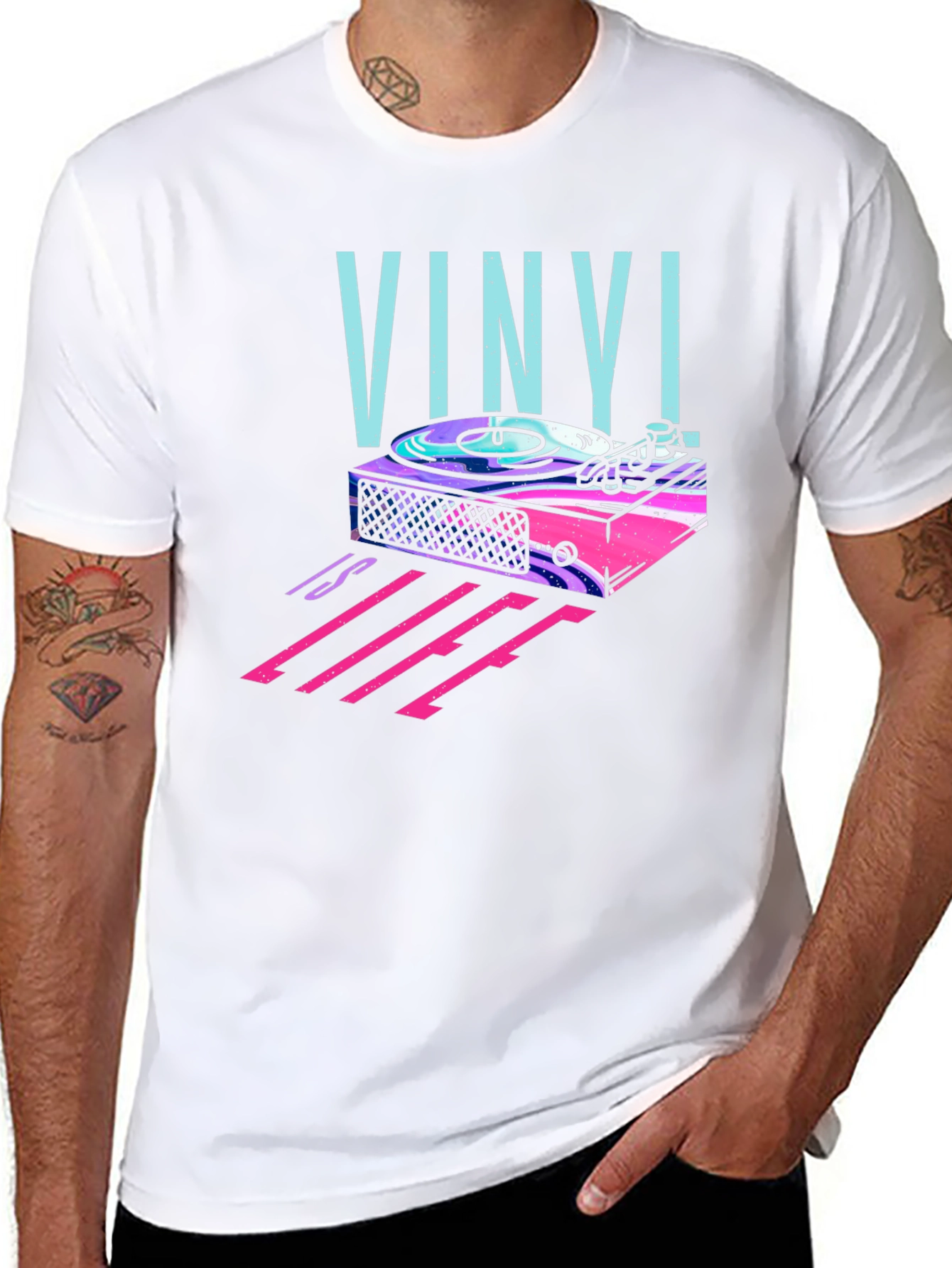 Vinyl Life T-Shirt - Music Lover Tee