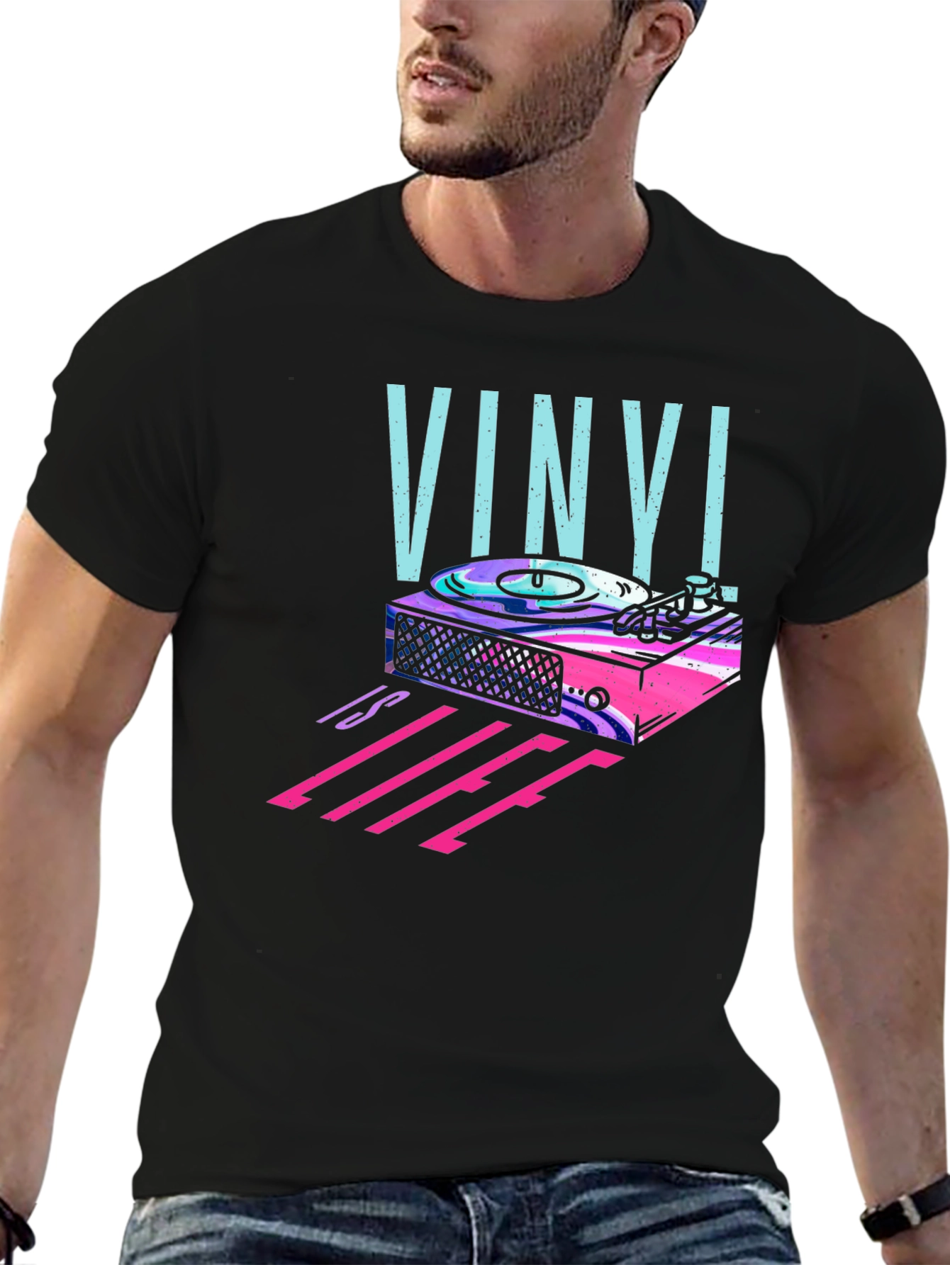 Vinyl Life T-Shirt - Music Lover Tee