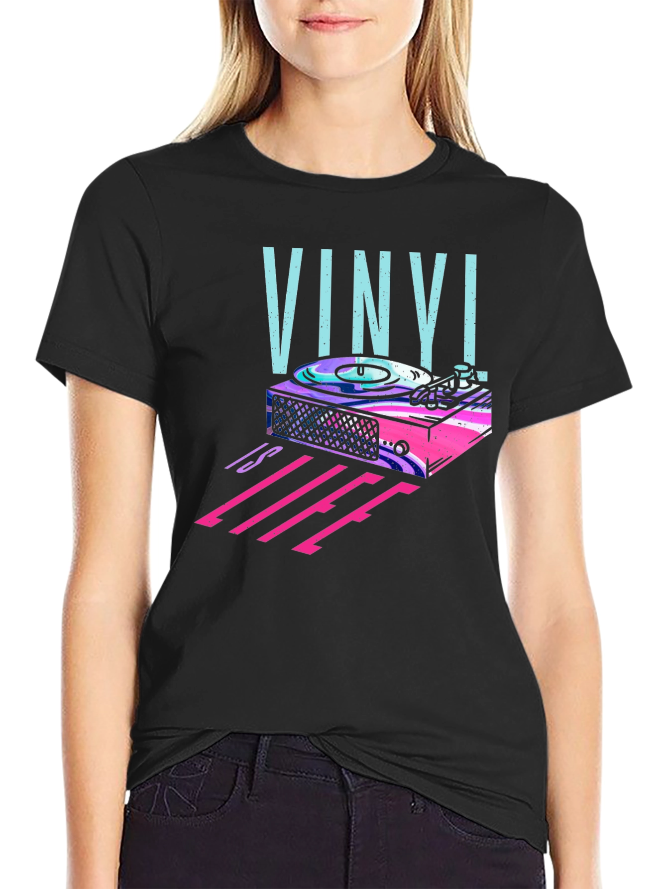 Vinyl Life T-Shirt - Music Lover Tee