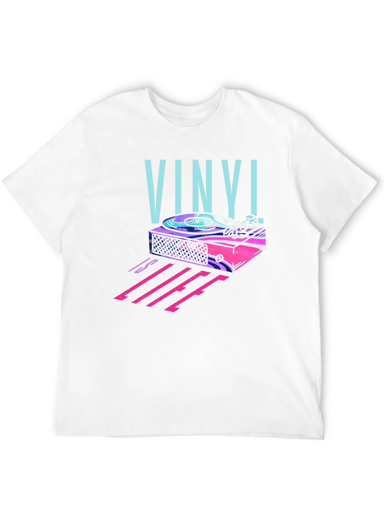 Vinyl Life T-Shirt - Music Lover Tee