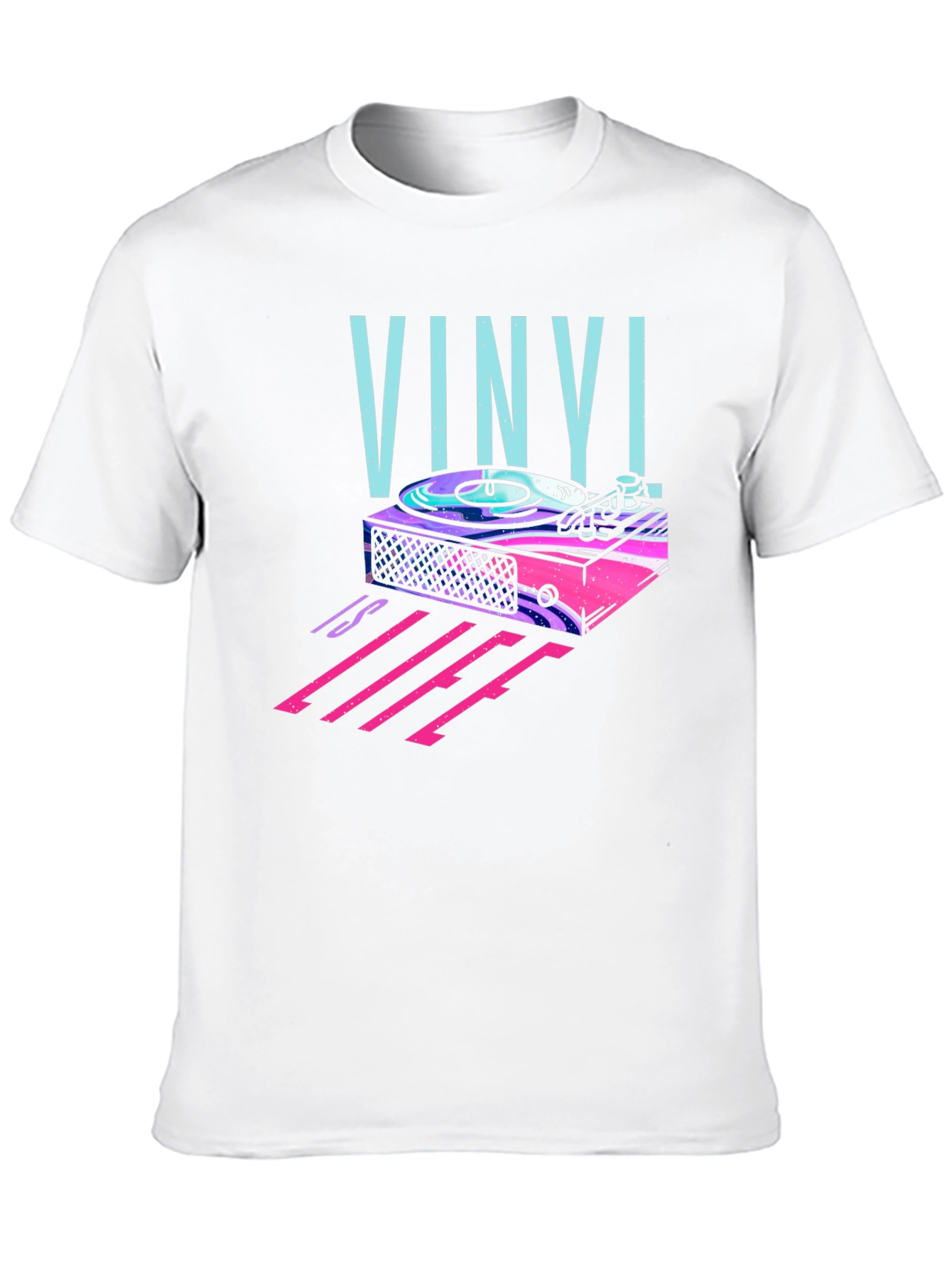 Vinyl Life T-Shirt - Music Lover Tee