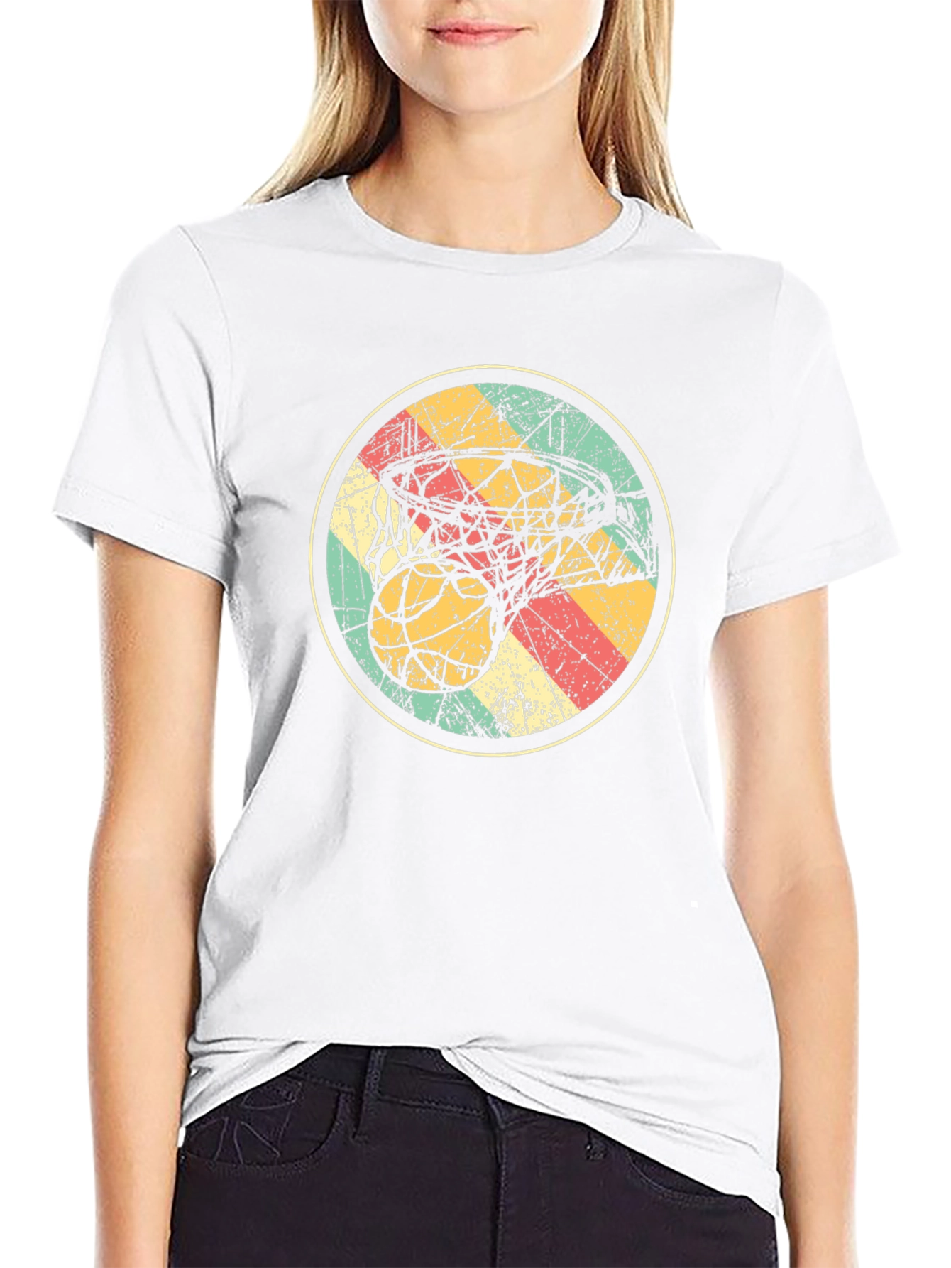 Retro Basketball Graphic Tee