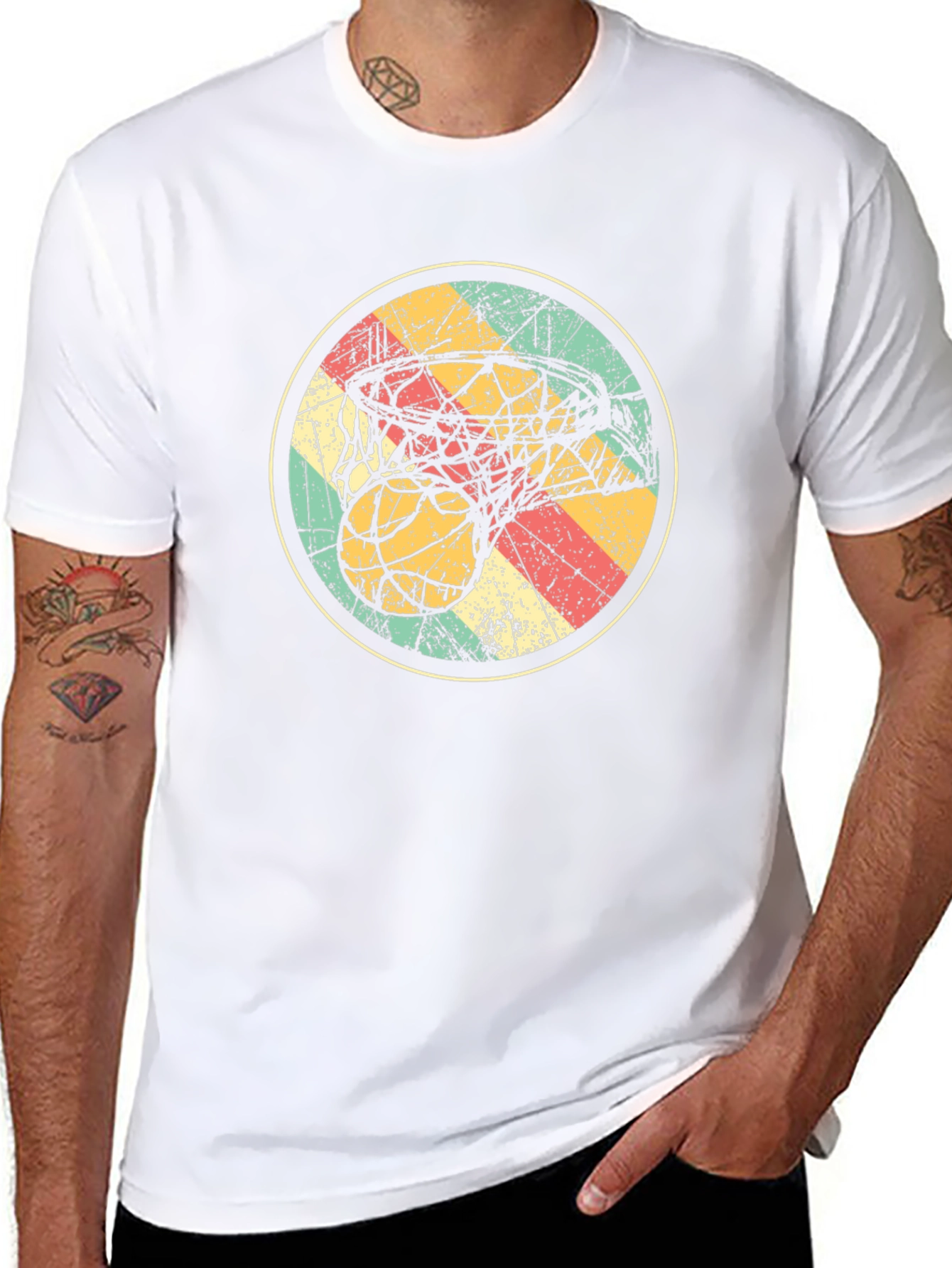 Retro Basketball Graphic Tee