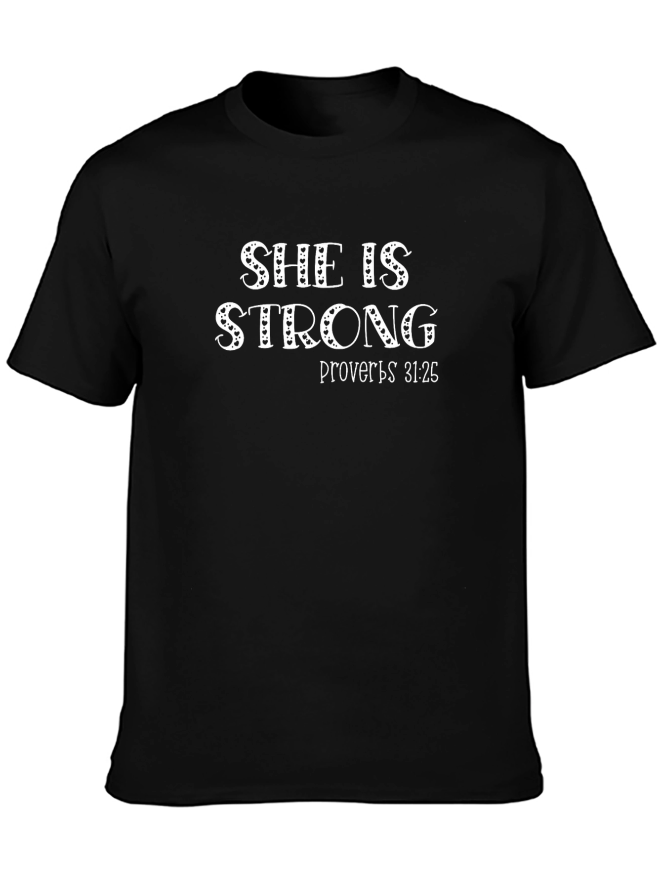 She is Strong Christian Womens T-Shirt