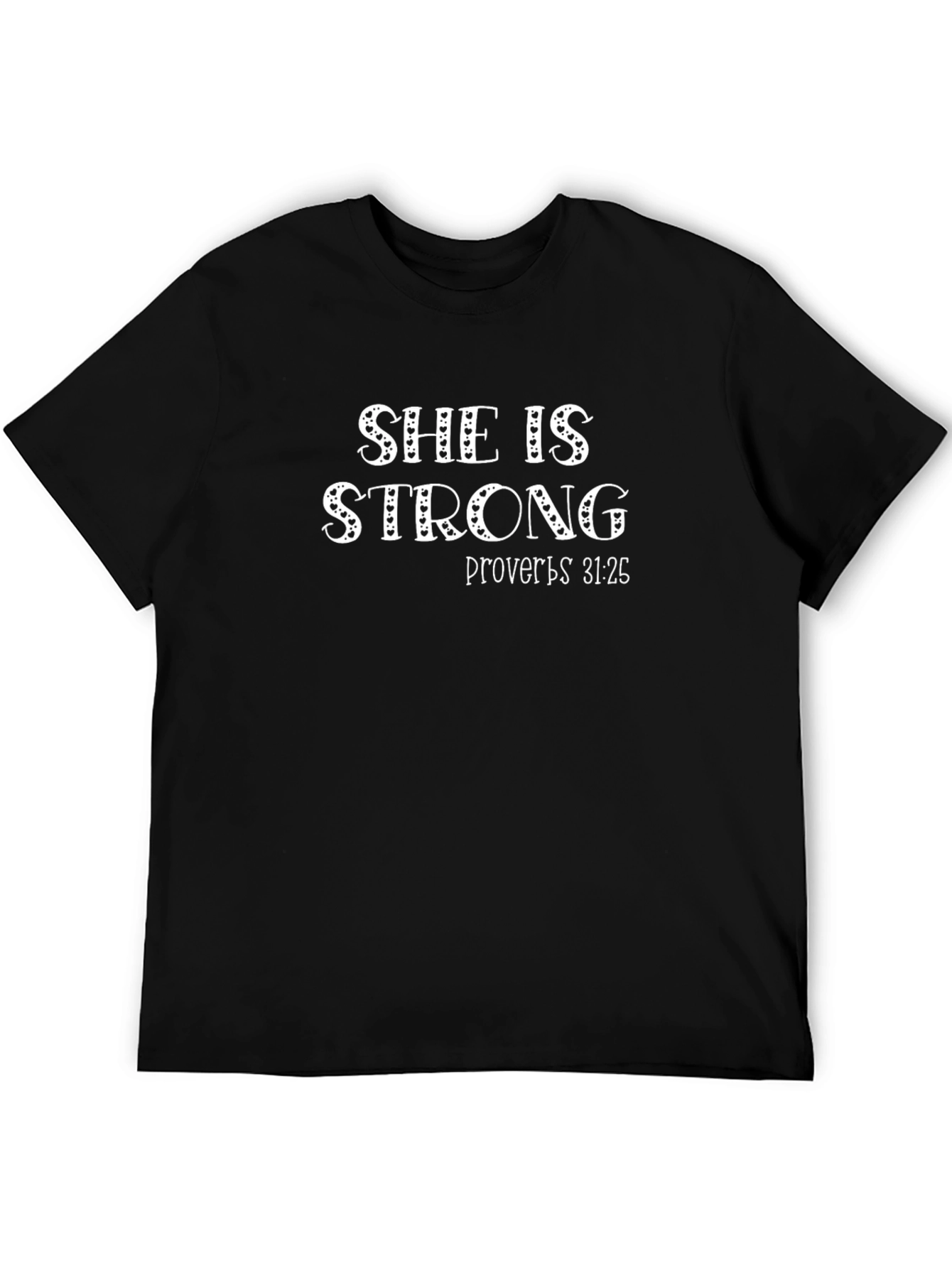 She is Strong Christian Womens T-Shirt