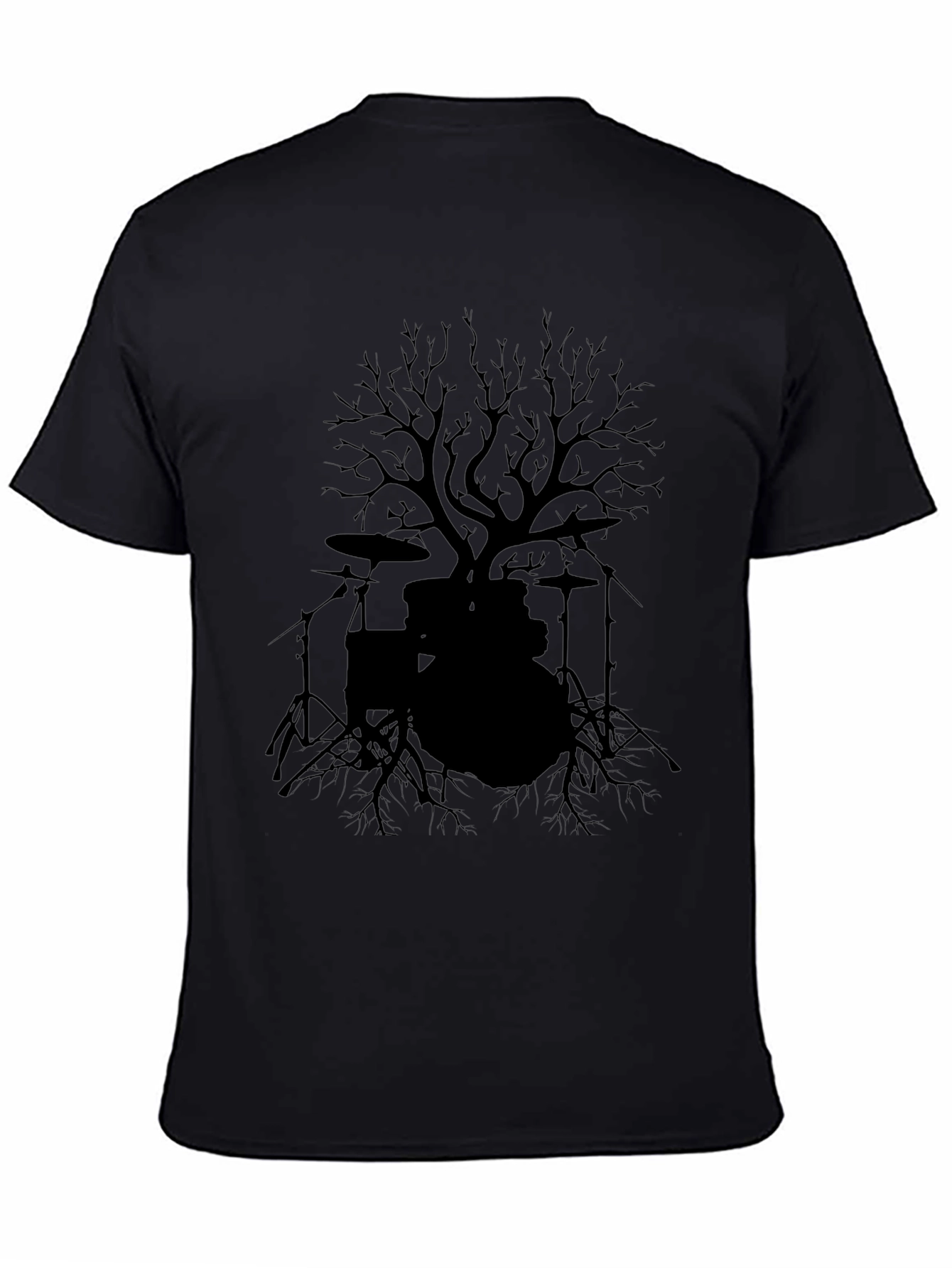Drum Set Tree T-Shirt - Rock Music Tee