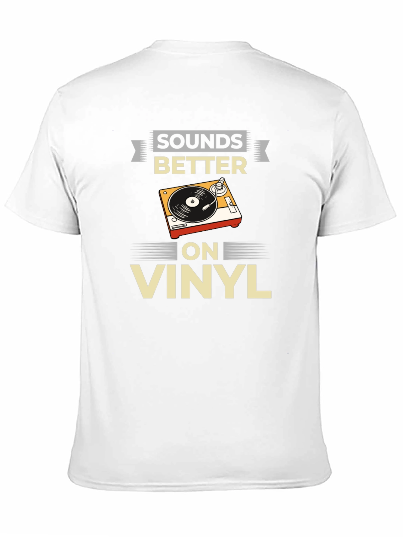 Sounds Better on Vinyl T-Shirt Black Graphic Tee