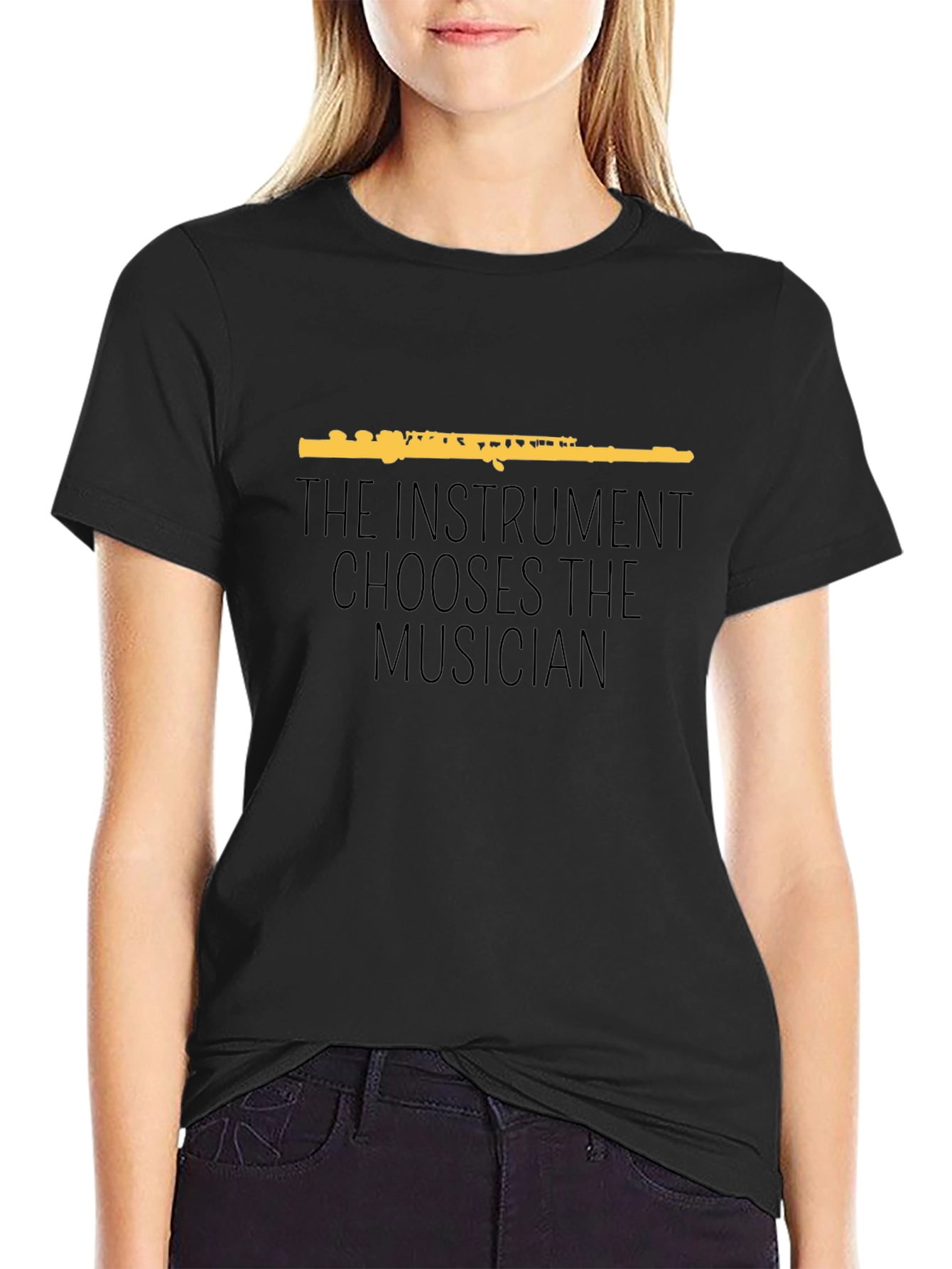 The Instrument Chooses the Musician Graphic T-Shirt