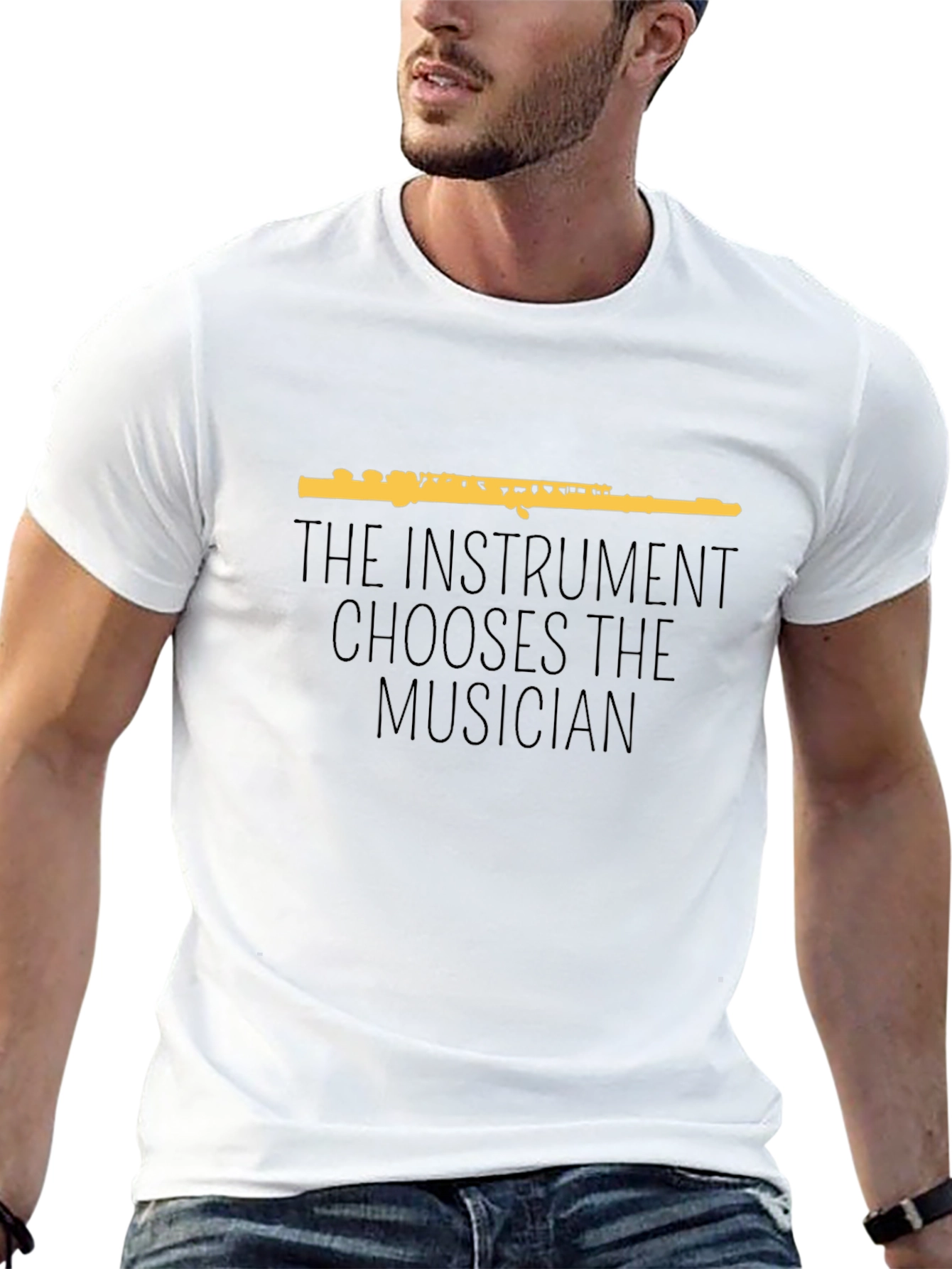 The Instrument Chooses the Musician Graphic T-Shirt