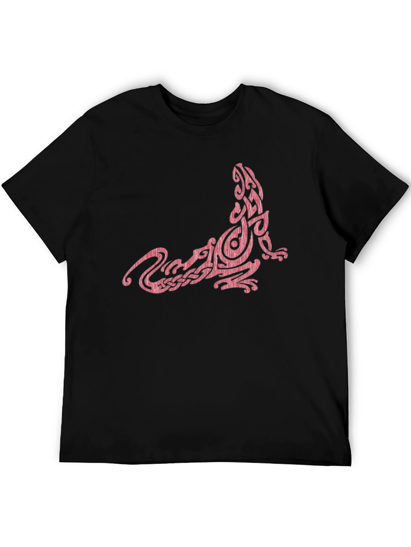 Celtic Lizard Graphic Tee - Black
