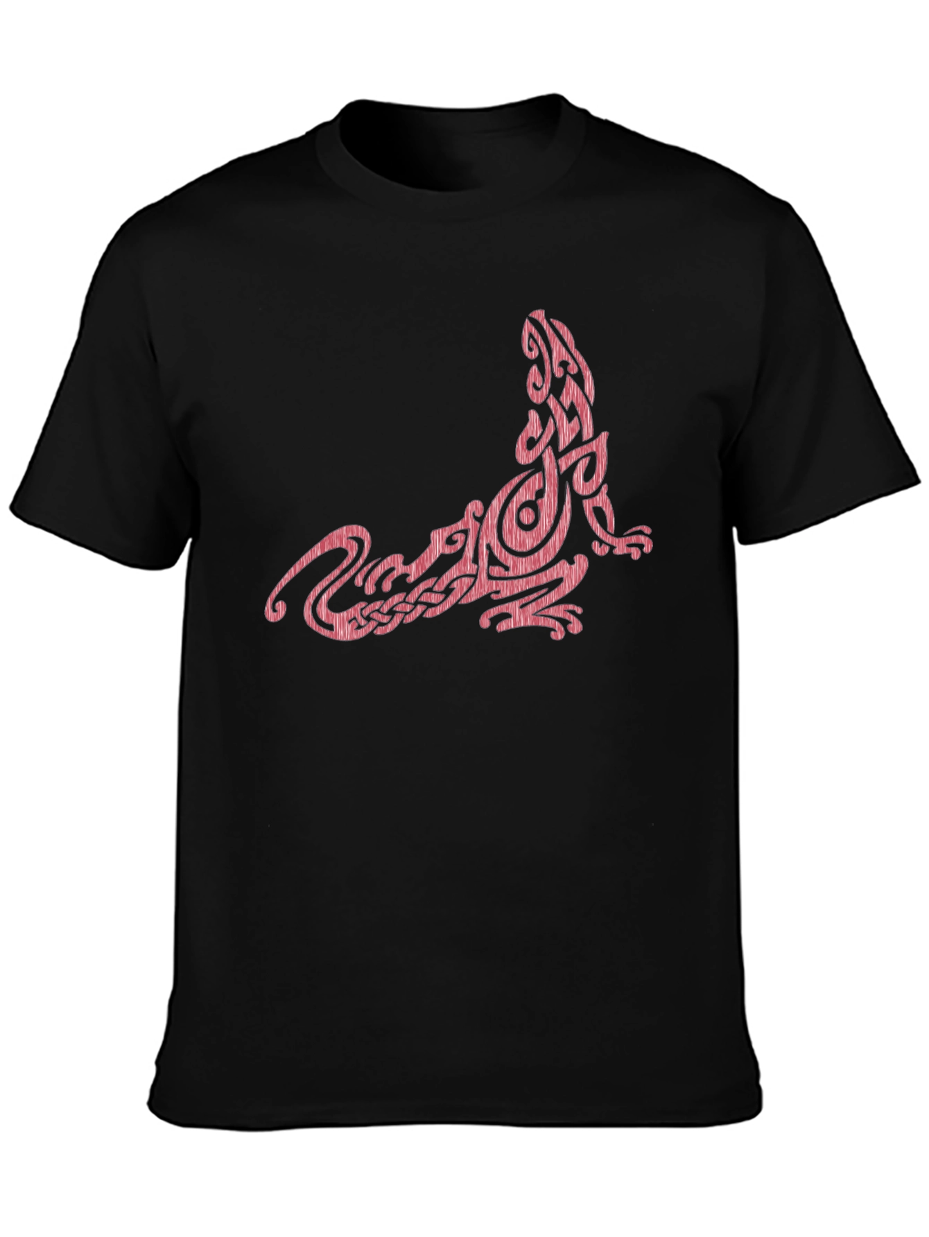 Celtic Lizard Graphic Tee - Black