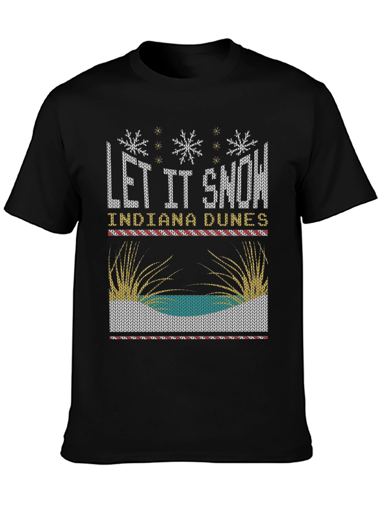Indiana Dunes Let It Snow Novelty T-Shirt