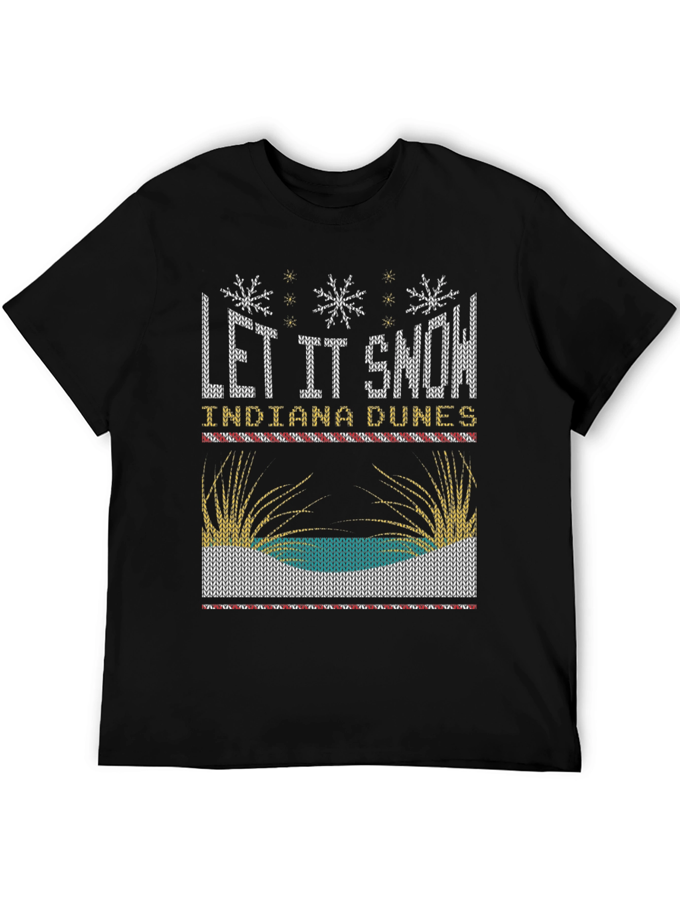 Indiana Dunes Let It Snow Novelty T-Shirt