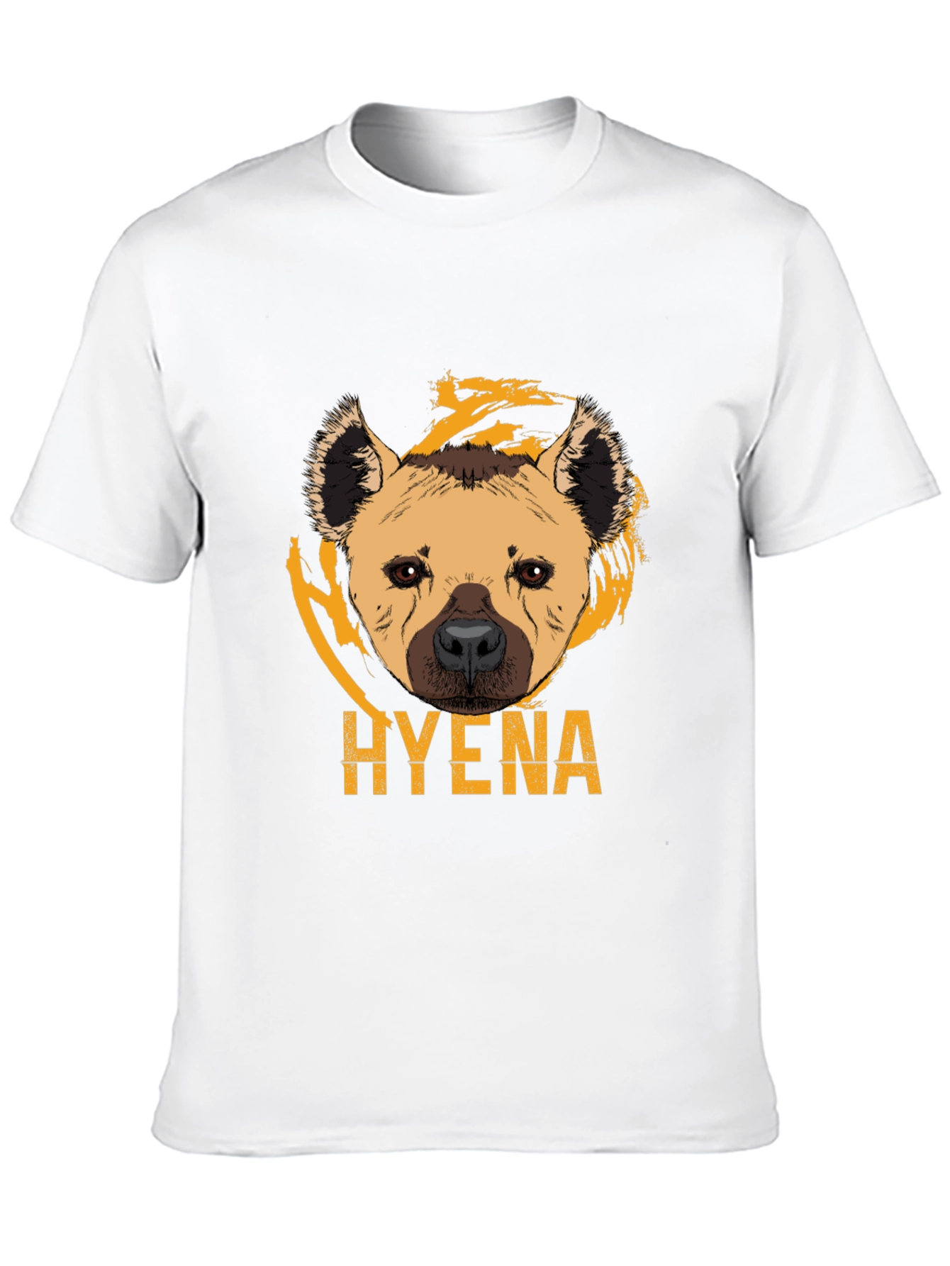 Hyena Graphic Tee - Black Cotton Comfort