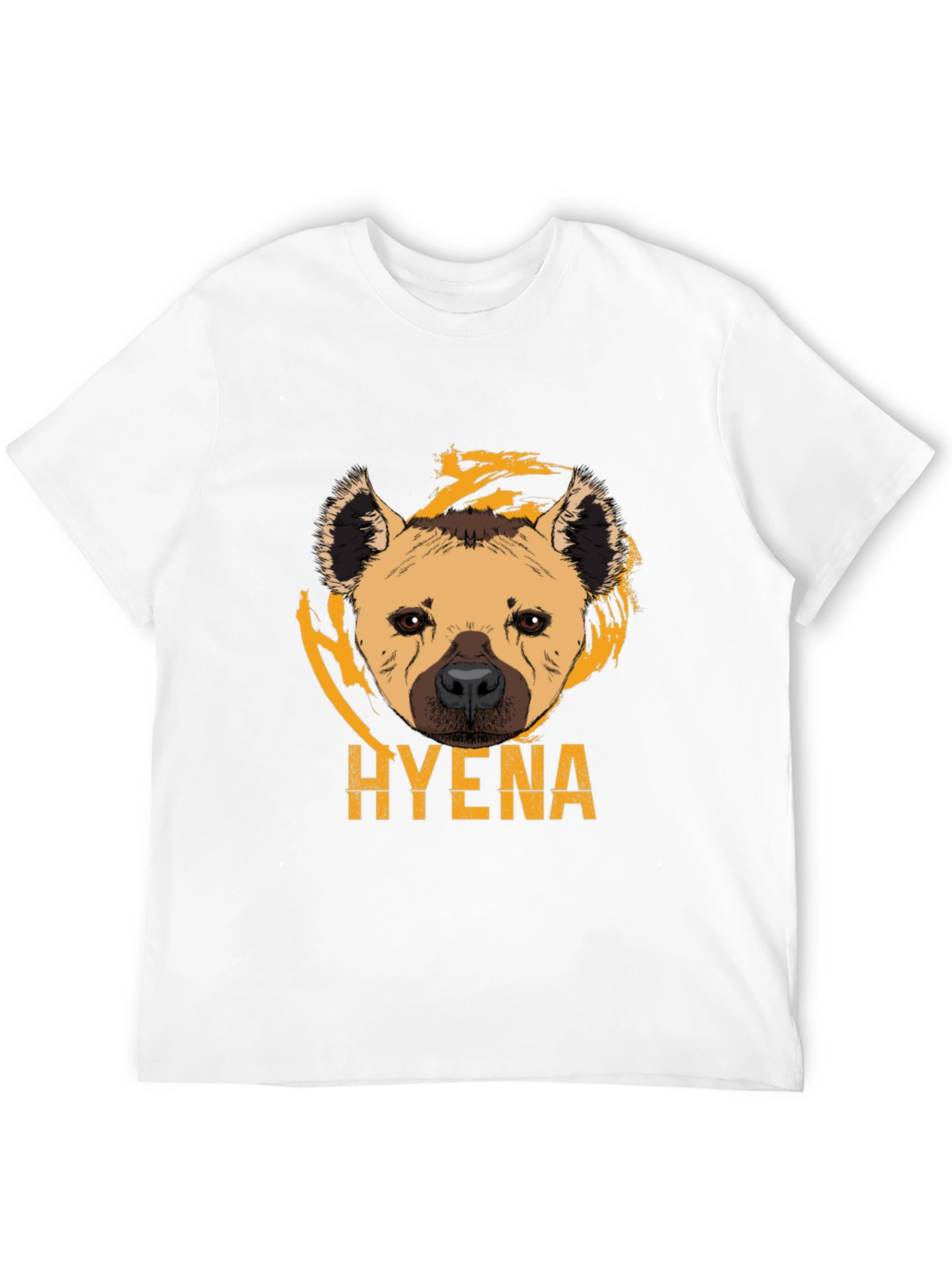 Hyena Graphic Tee - Black Cotton Comfort
