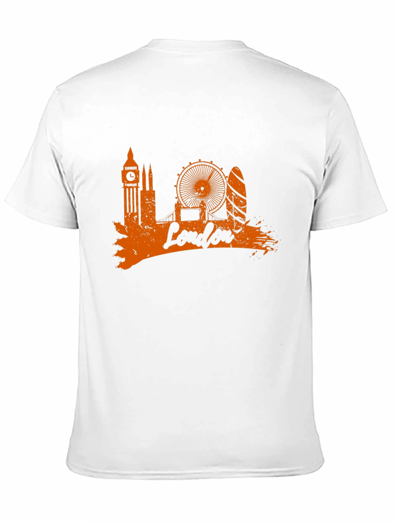 London Skyline Graphic Tee - Stylish Black T-Shirt