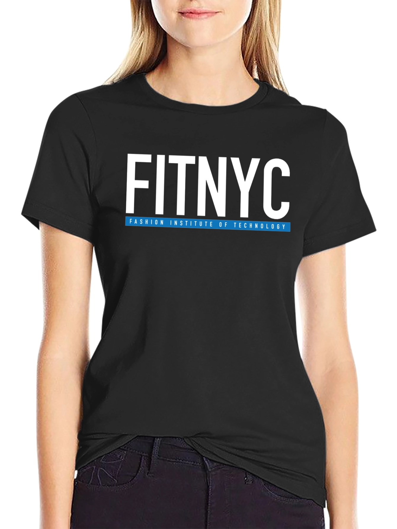 FIT NYC Fashion Institute Black T-Shirt