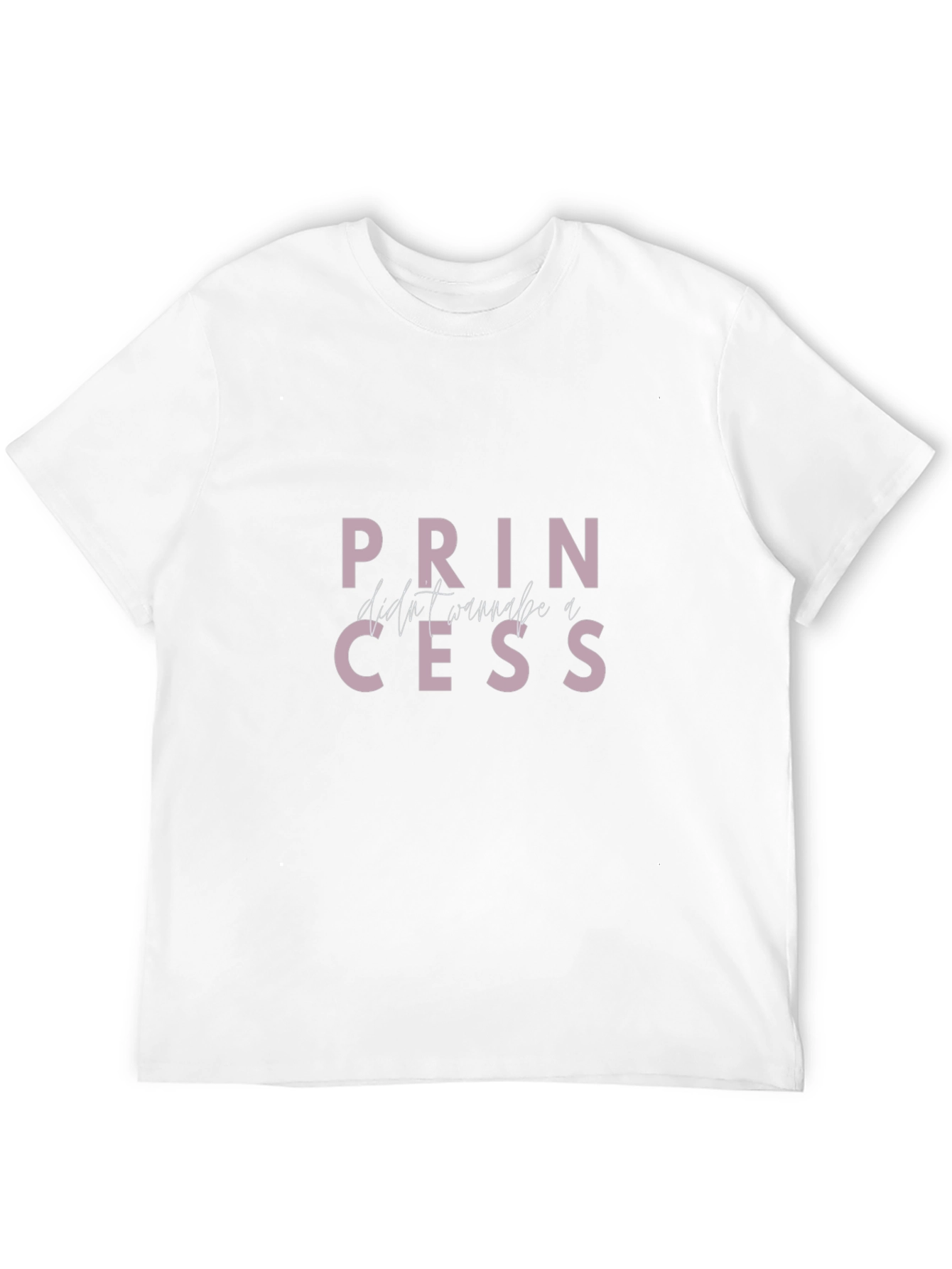 Princess Graphic Tee - Black Cotton T-Shirt