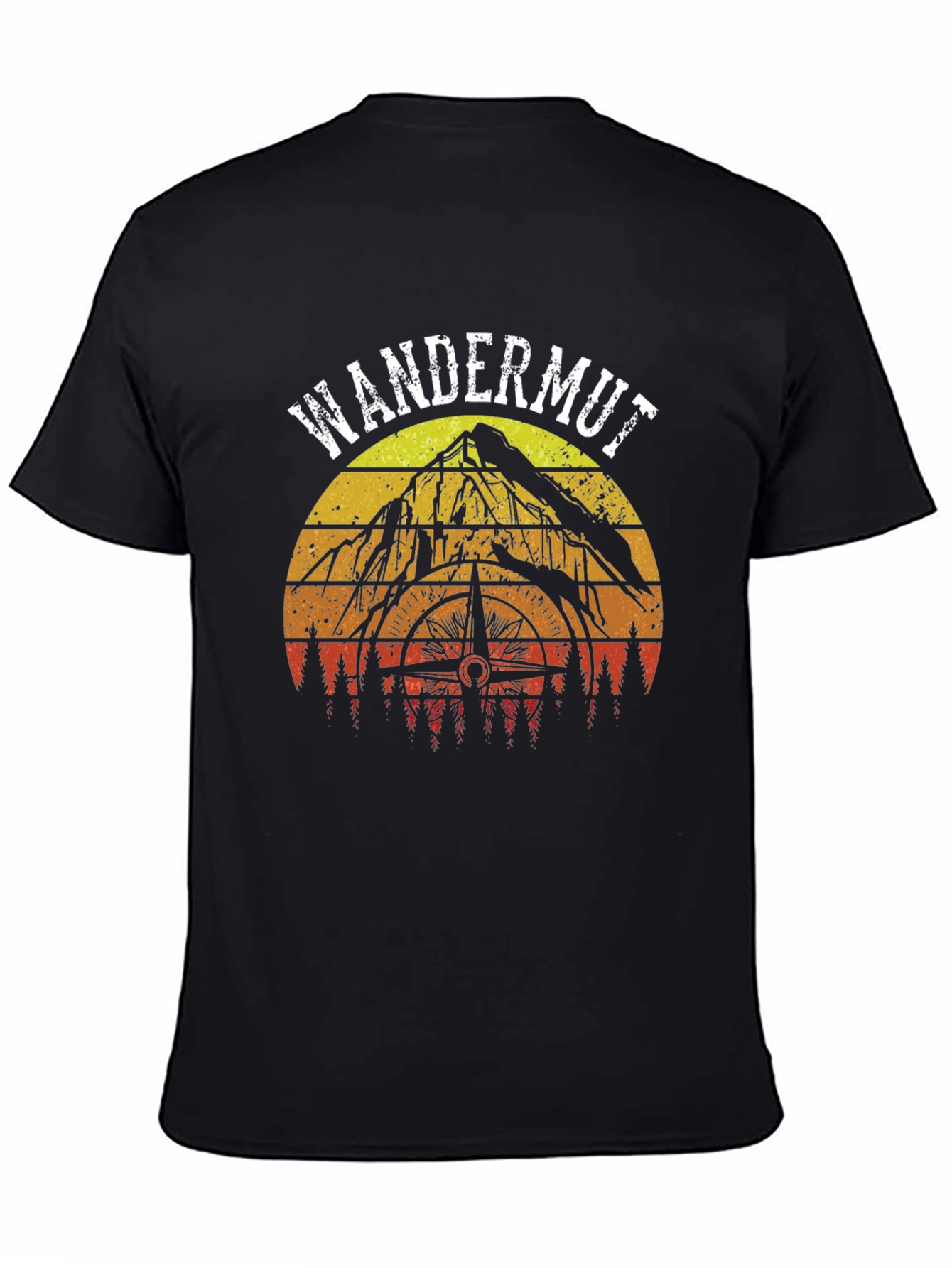 Wandermut Adventure T-Shirt - Mountain & Compass
