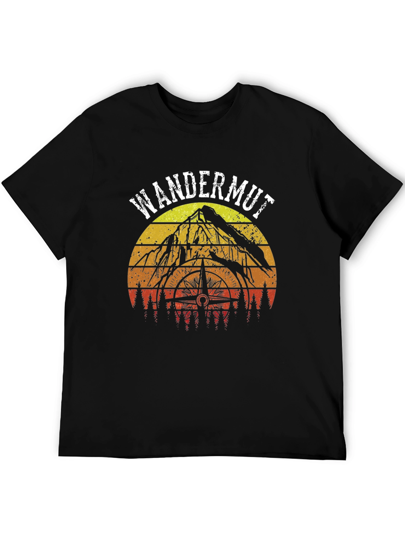 Wandermut Adventure T-Shirt - Mountain & Compass