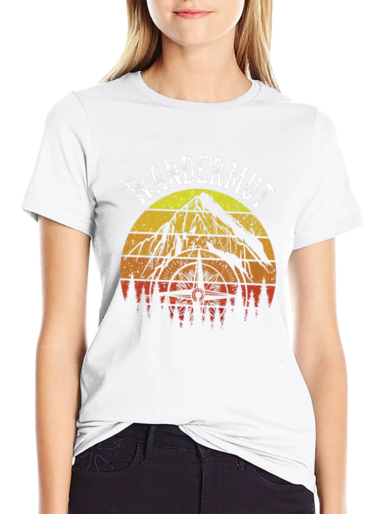 Wandermut Adventure T-Shirt - Mountain & Compass