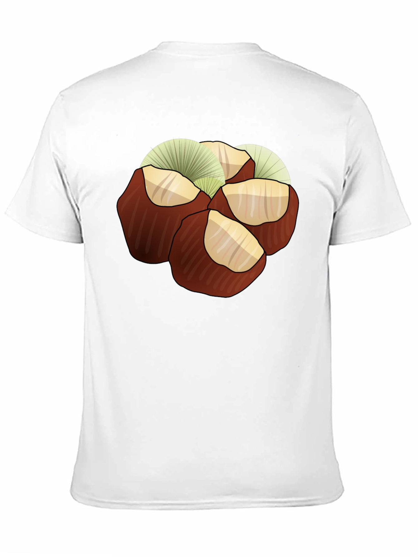 Chestnuts Graphic Print Tee - Black