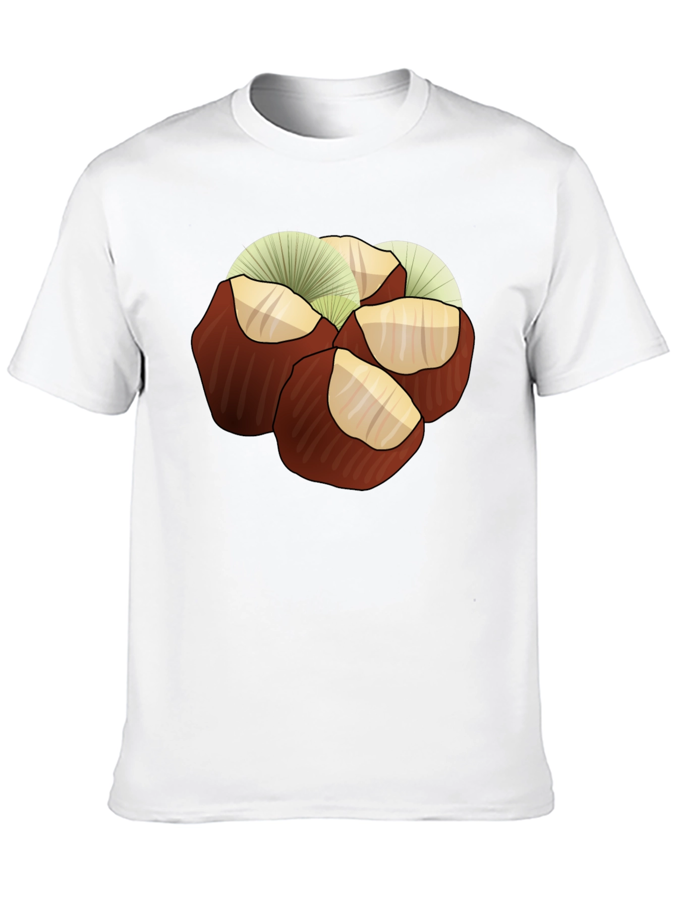 Chestnuts Graphic Print Tee - Black