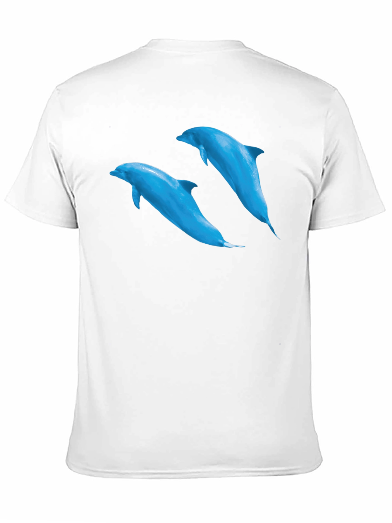Dolphin Graphic Tee - Black Short Sleeve T-Shirt
