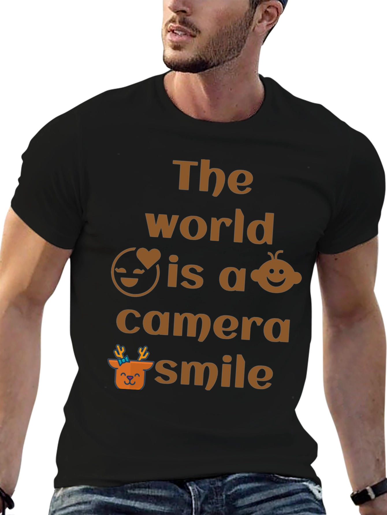 The World Is A Camera Smile T-Shirt