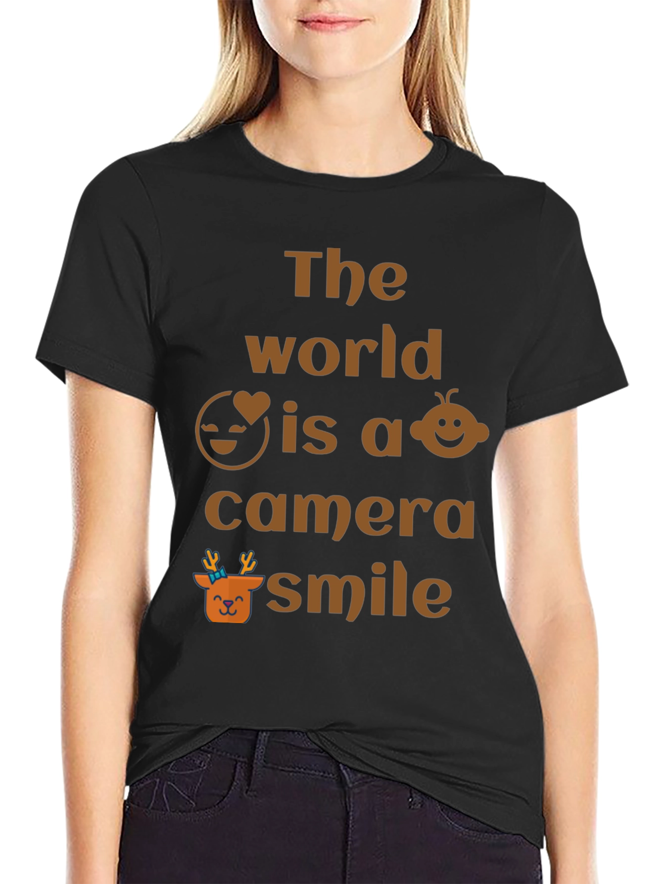 The World Is A Camera Smile T-Shirt